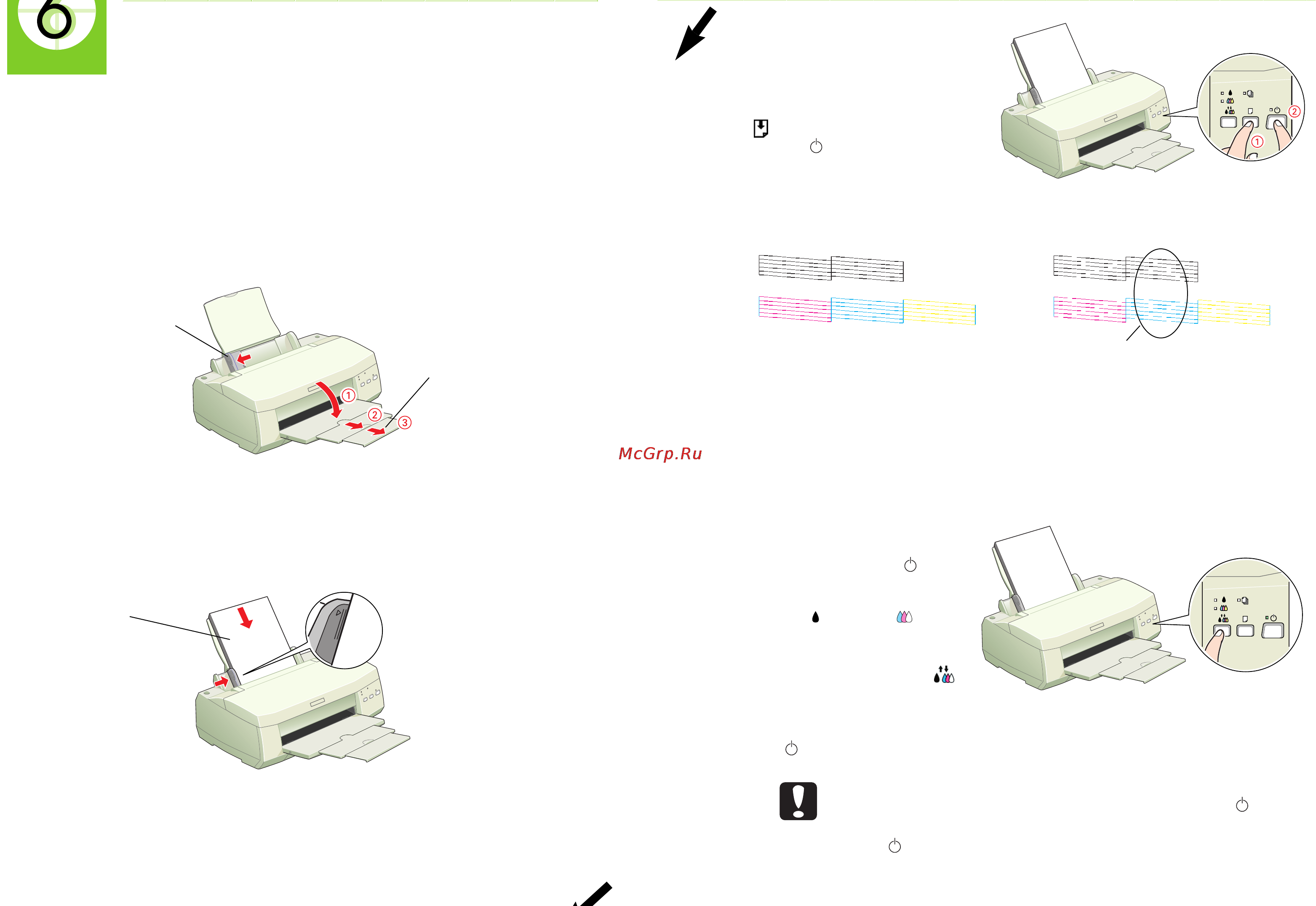 Epson Stylus Color 980 [7/9] Проверка готовности принтера