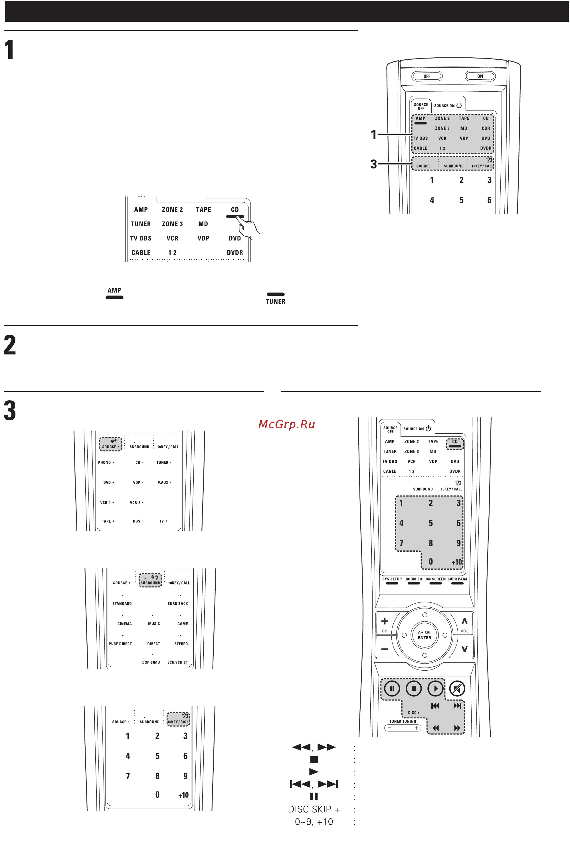 Denon AVR-3805 [57/120] Управление аудиокомпонентами марки denon