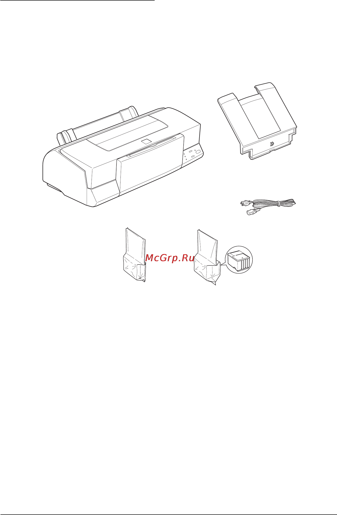 Epson Stylus Photo EX [24/186] Распаковка принтера