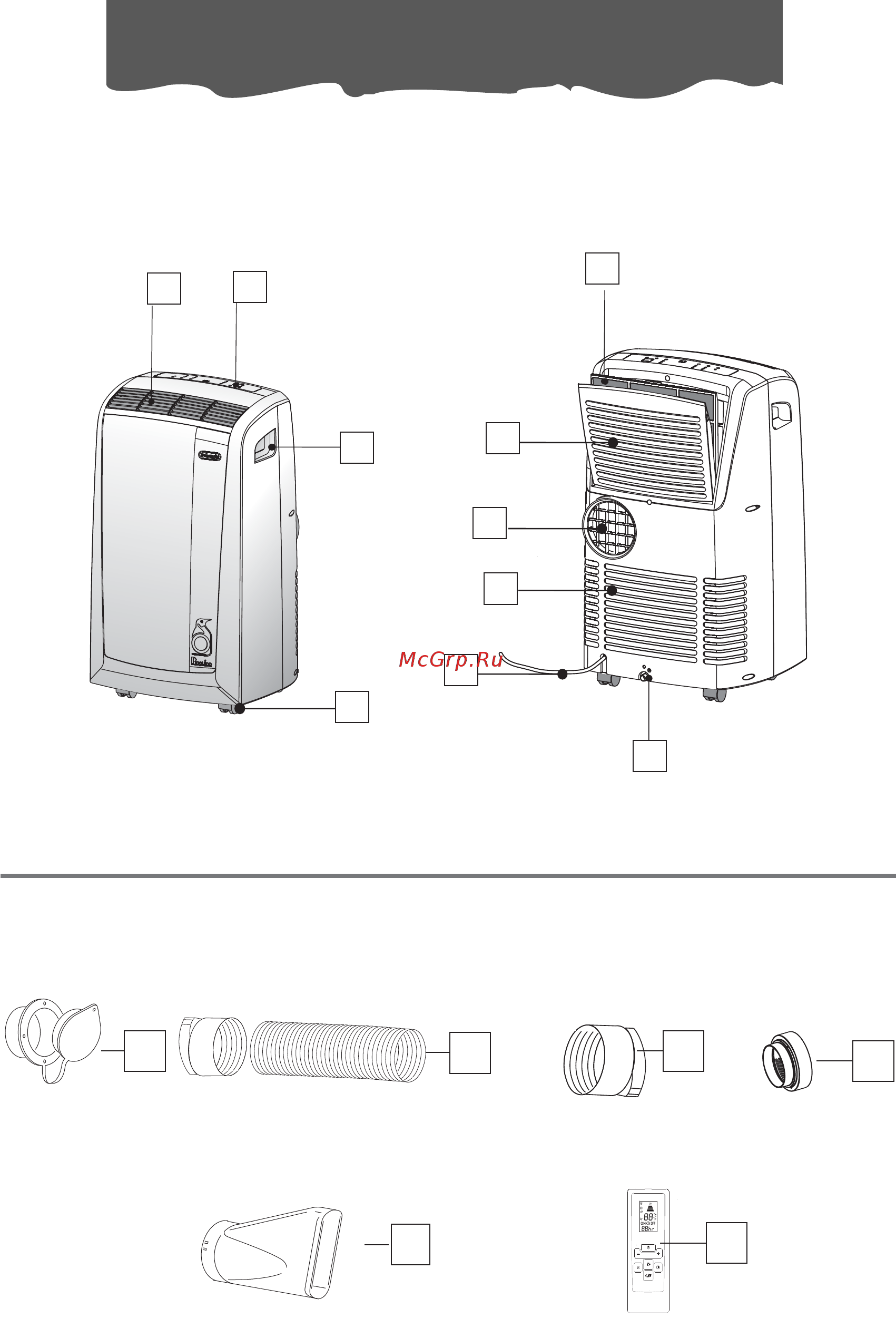 Delonghi PAC N 90 [2/13] Принадлежности