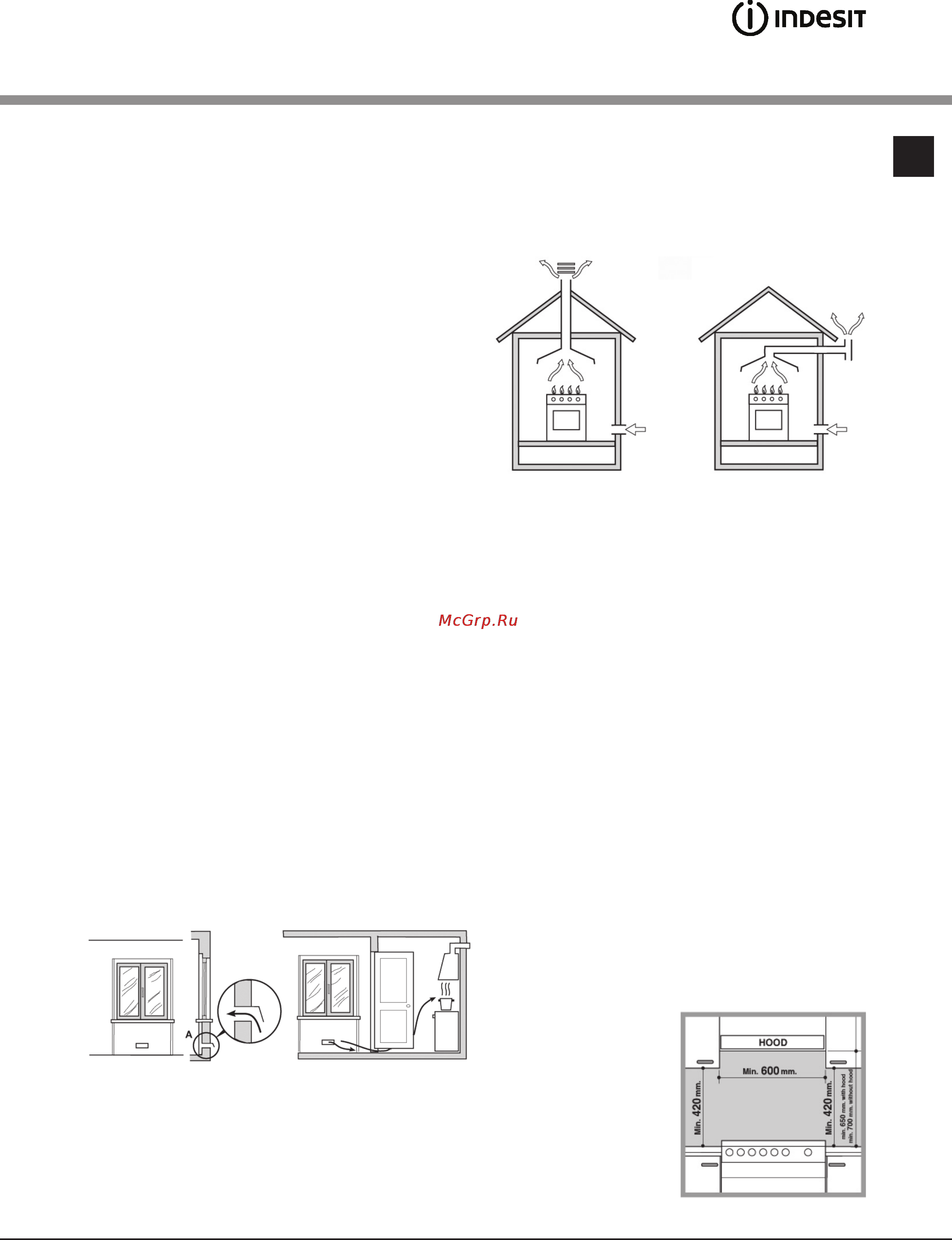 Indesit KN1G217(X)/RU [3/14] Размещение и выравнивание