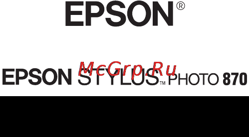 Epson Stylus Photo 870 [72/72] Stylus