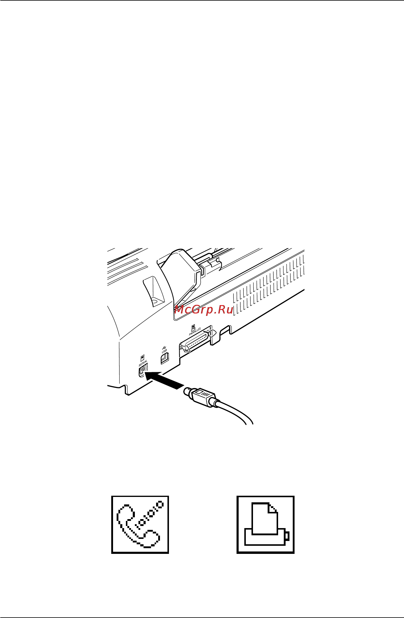 Epson Stylus Photo 1200 [23/60] Подключение принтера к компьютеру типа macintosh