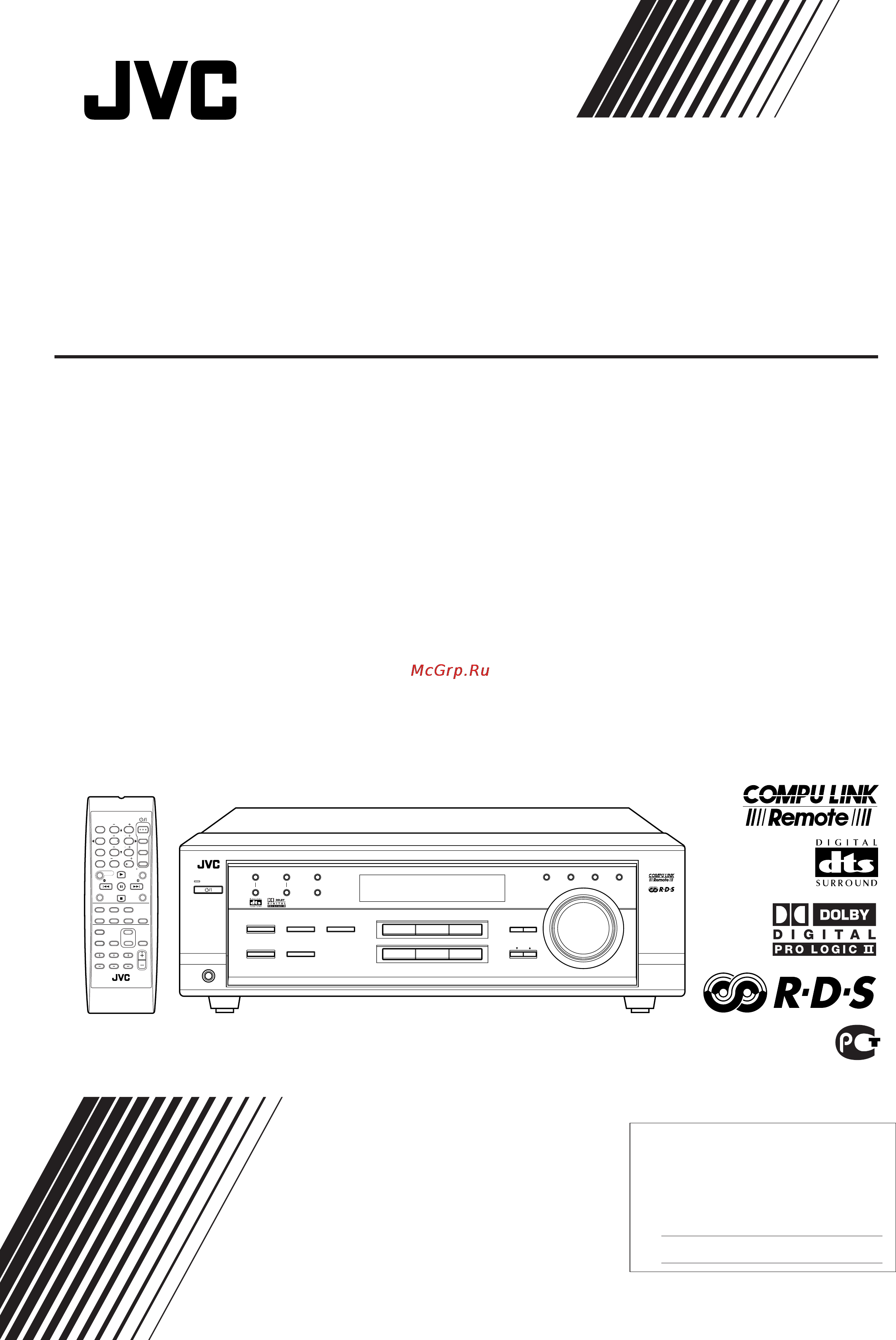 JVC RX-5022RSL Инструкция по эксплуатации онлайн