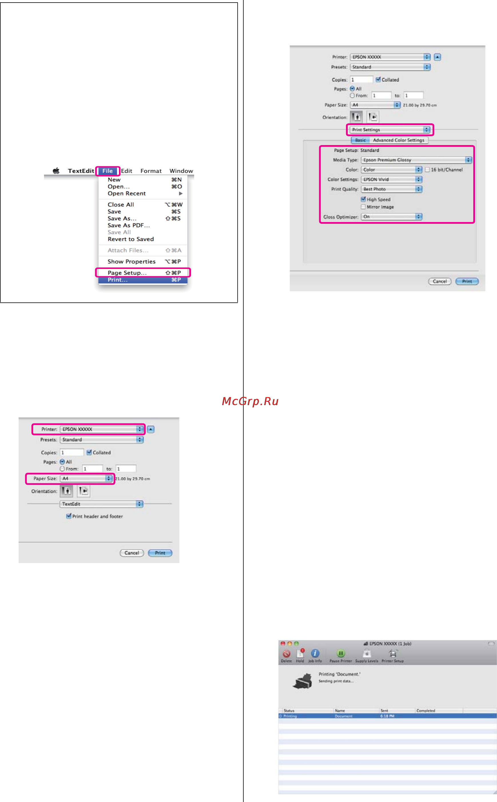 Epson Stylus Photo R2000 [31/122] Основные операции