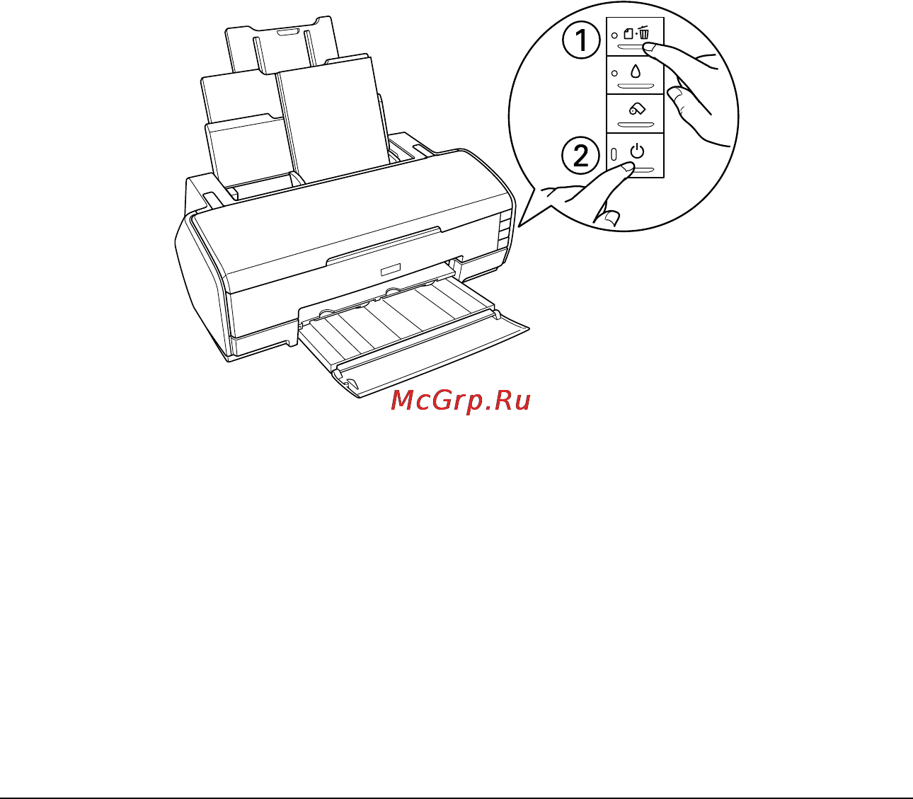 Epson Stylus Photo R2400 [266/418] Кнопки на панели управления