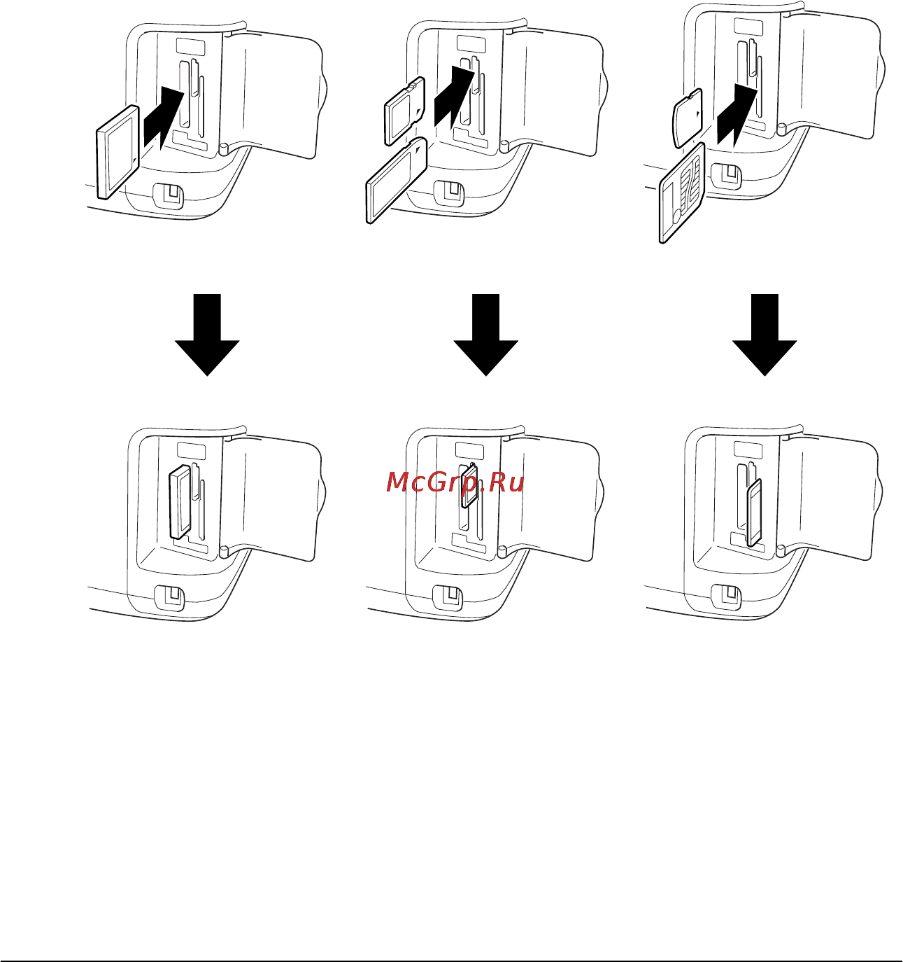 Epson Stylus Photo R300 [24/114] Установка карт памяти