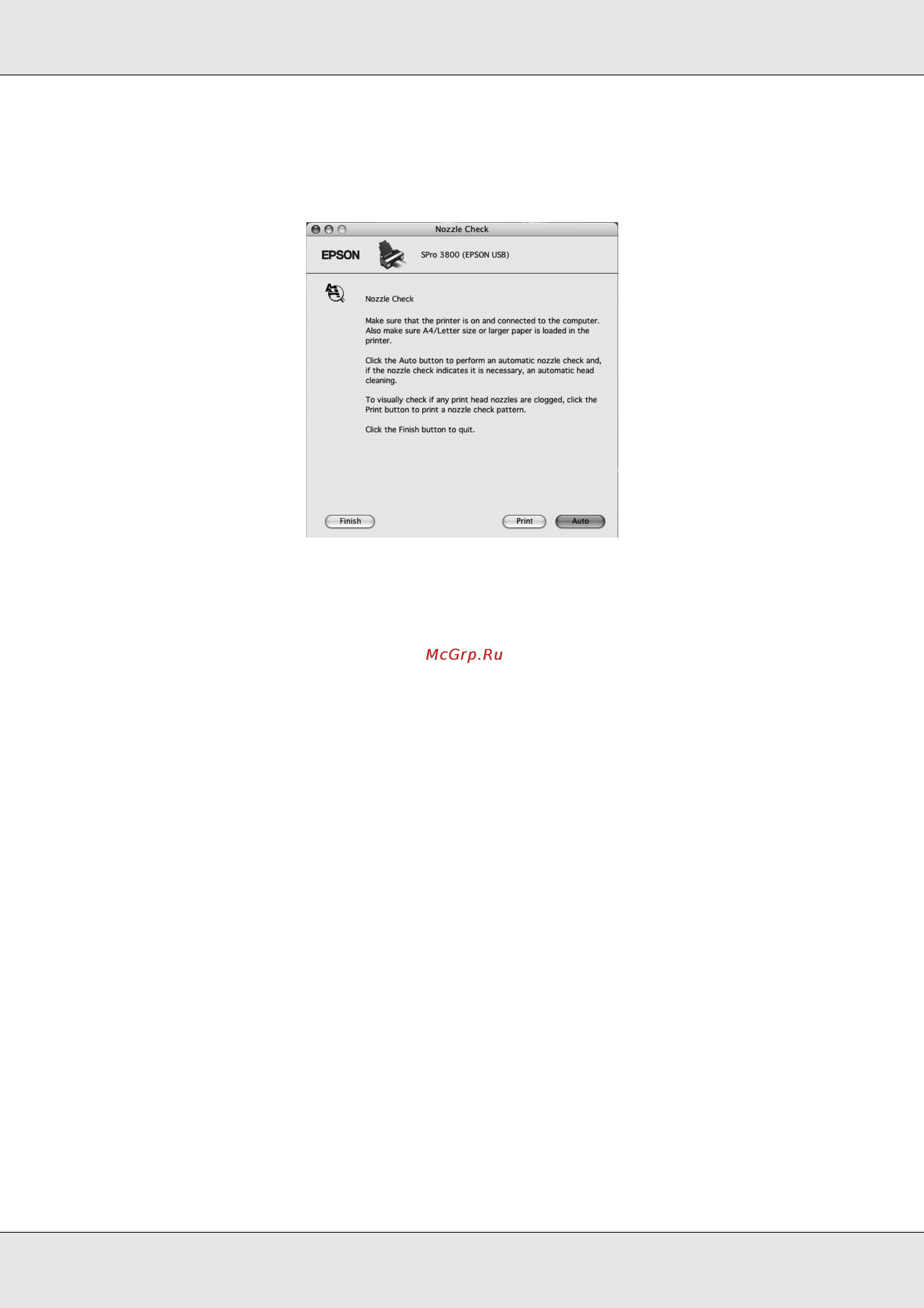 Epson Stylus Pro 3800 [103/213] Прочистка печатающей головки