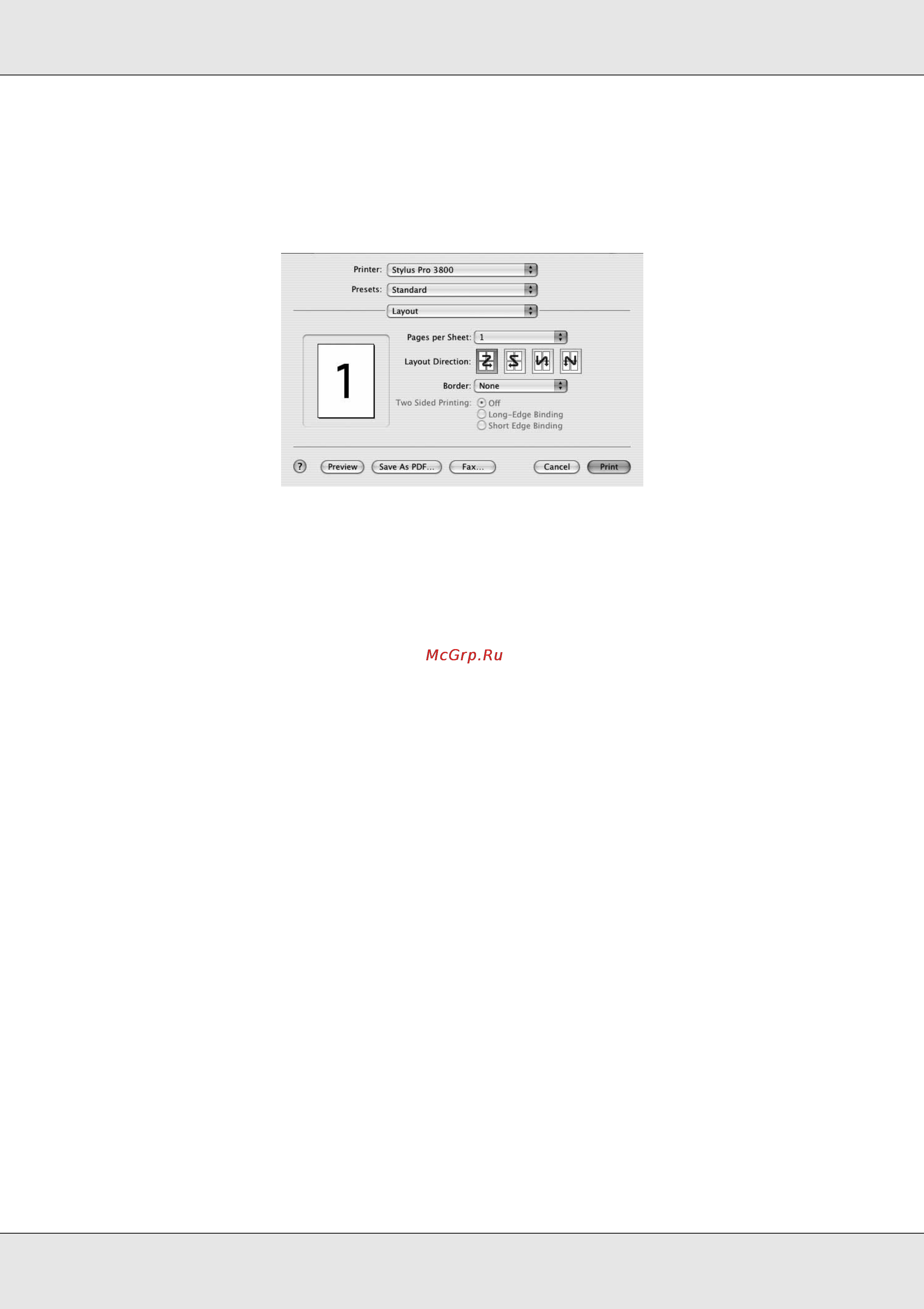 Epson Stylus Pro 3800 [81/213] Layout макет