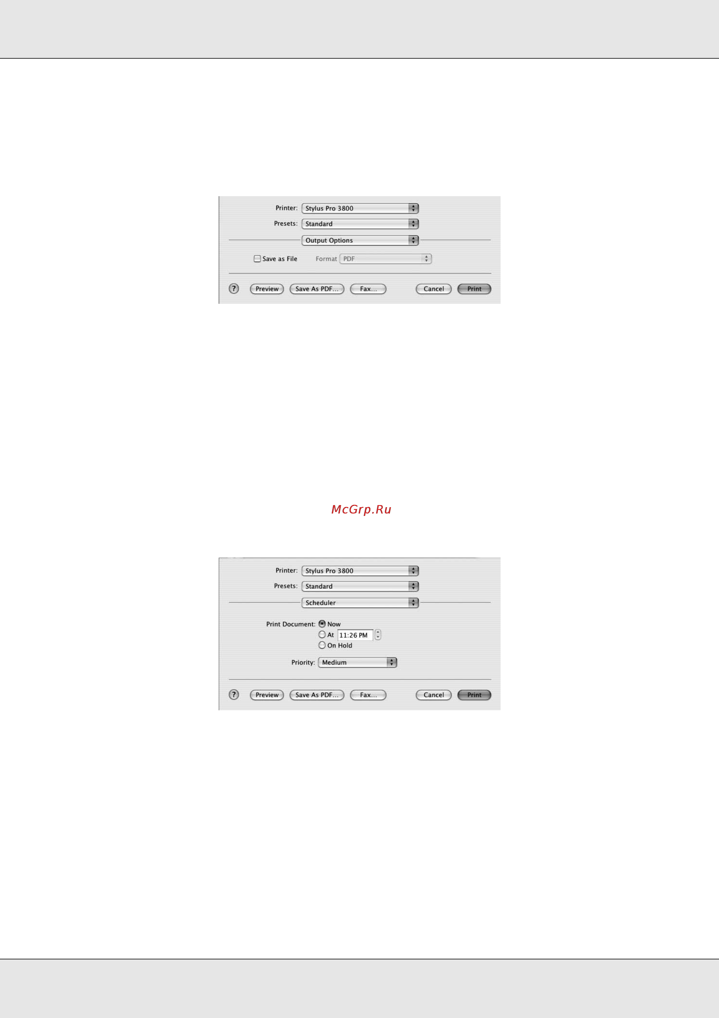 Epson Stylus Pro 3800 [82/213] Output options выходные параметры