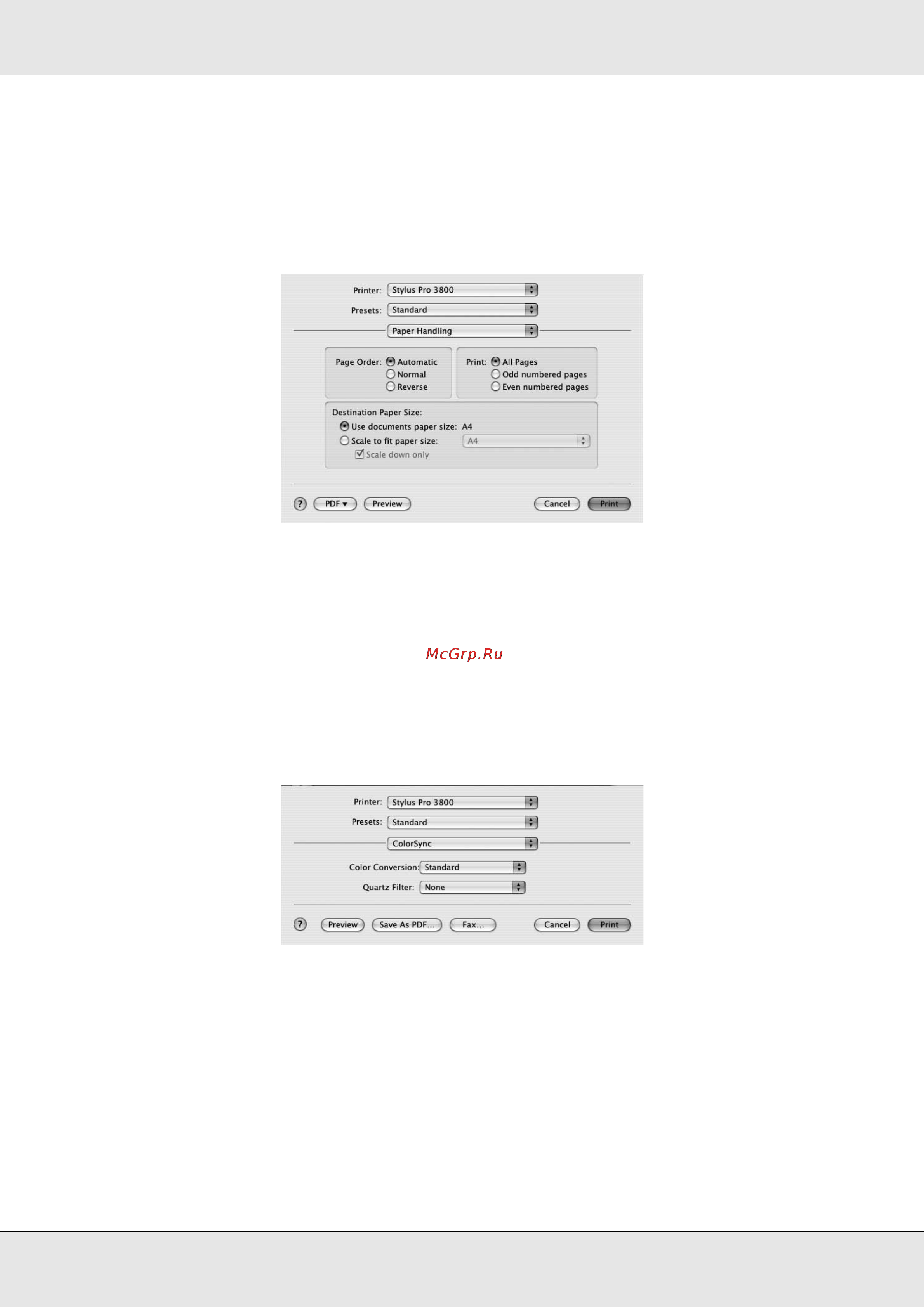 Epson Stylus Pro 3800 [83/213] Paper handling обращение с бумагой