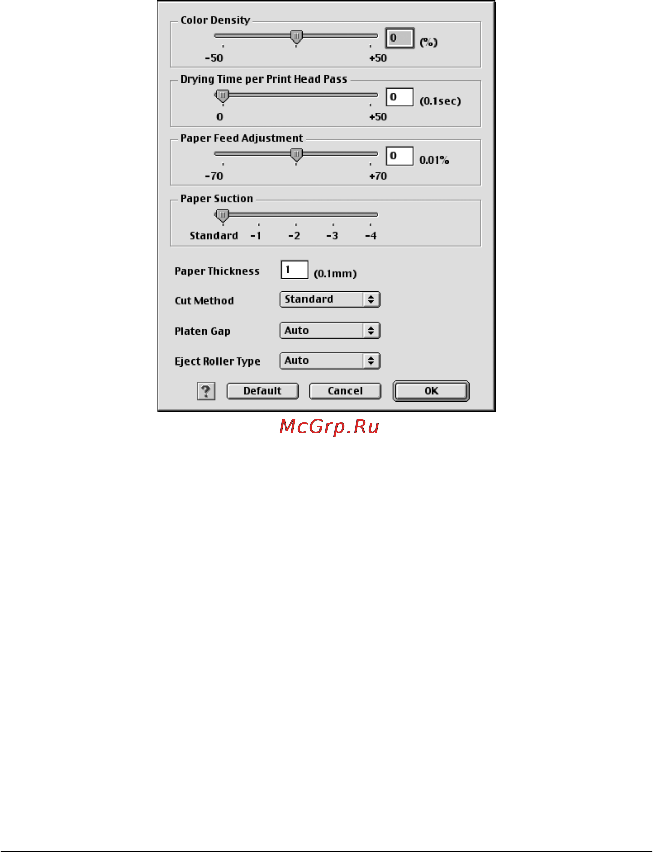 Epson Stylus Pro 4000 [128/410] Настройка бумаги paper configuration