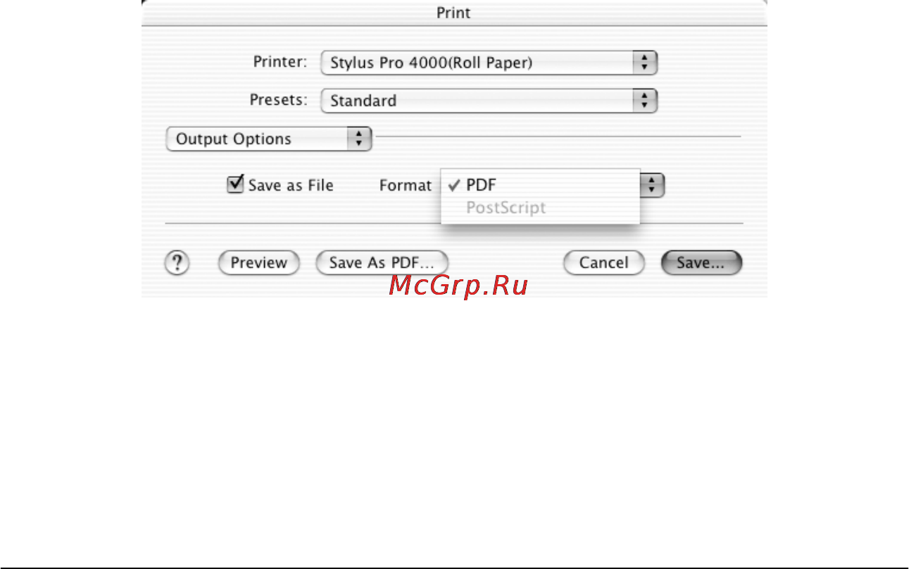 Epson Stylus Pro 4000 [198/410] Выходные параметры output options