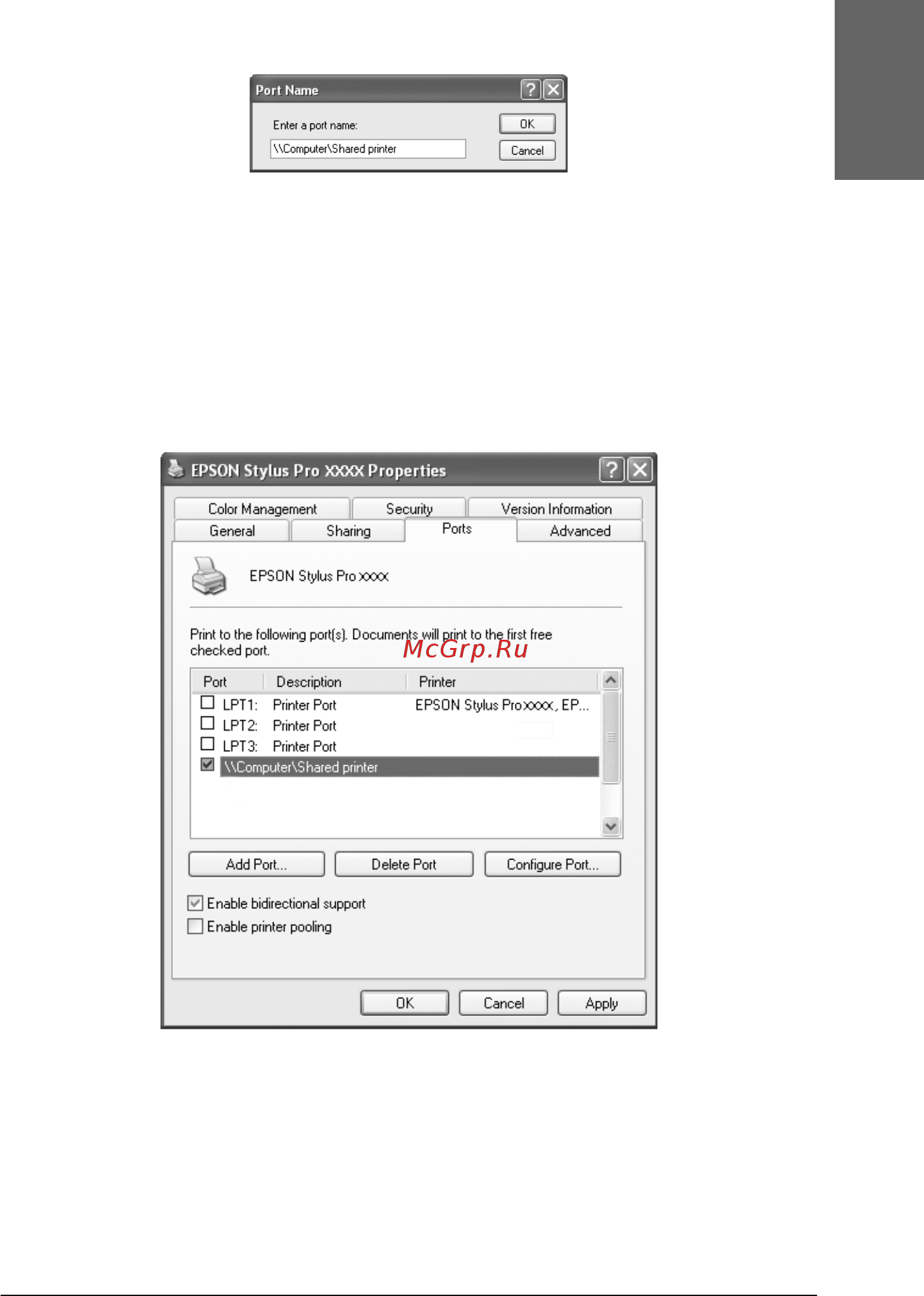 Epson Stylus Pro 4400 Инструкция по эксплуатации онлайн [105/429] 49404
