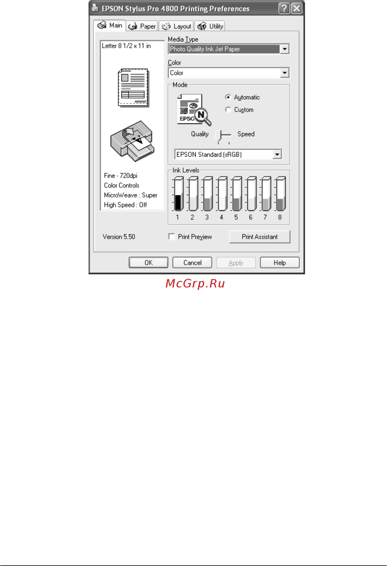 Epson Stylus Pro 4400 Инструкция по эксплуатации онлайн [16/429] 49404