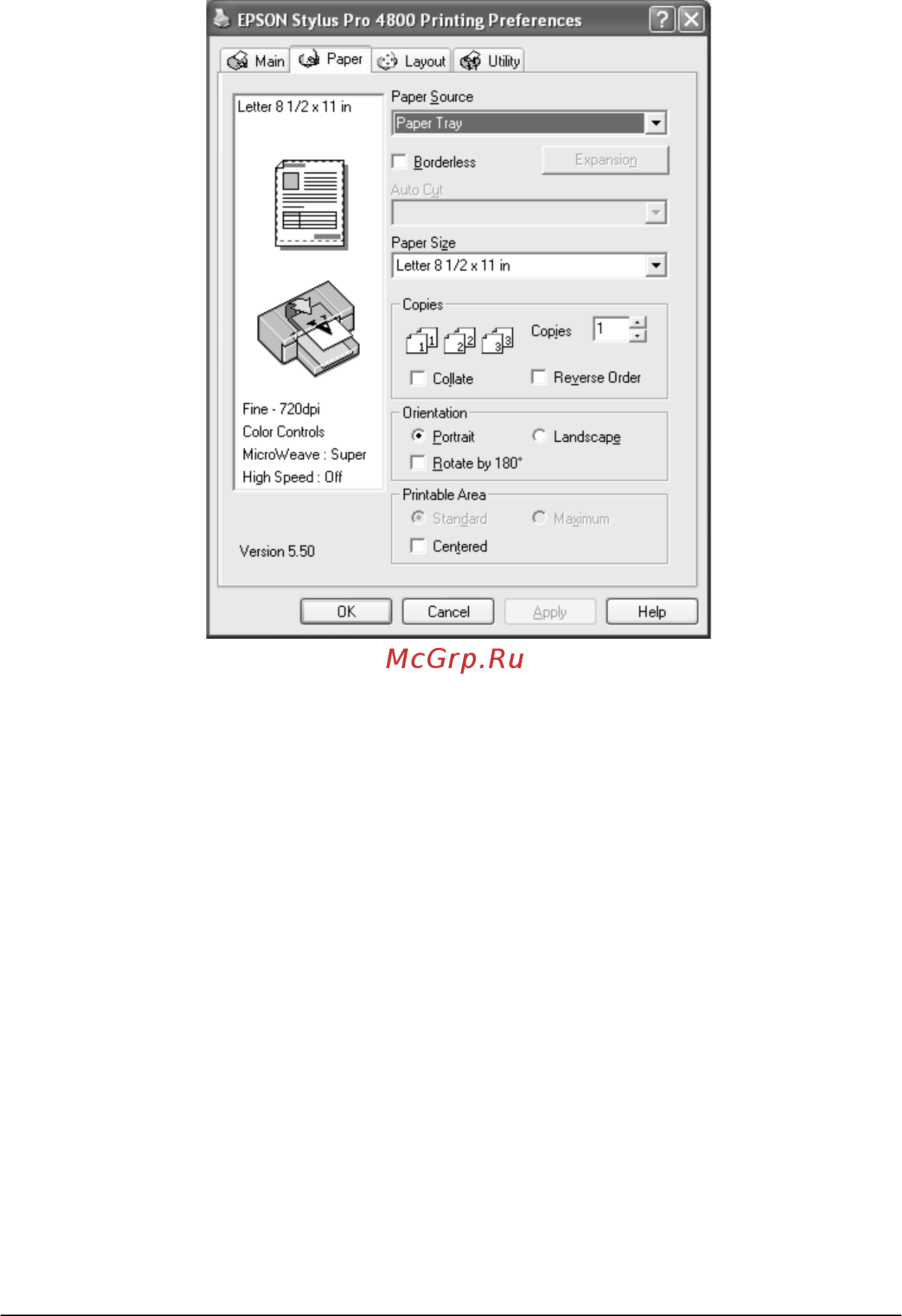 Epson Stylus Pro 4400 Инструкция по эксплуатации онлайн [18/429] 49404