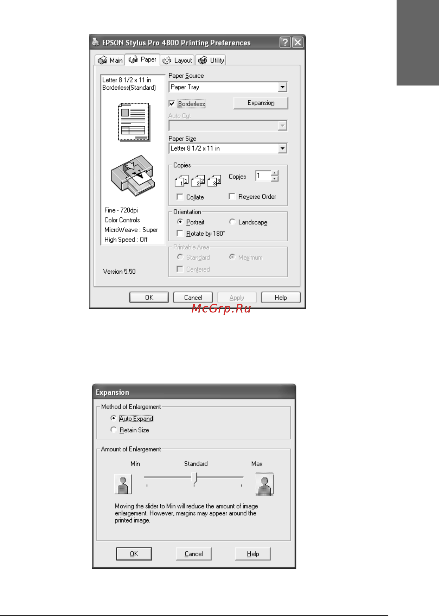 Epson Stylus Pro 4400 Инструкция по эксплуатации онлайн [53/429] 49404