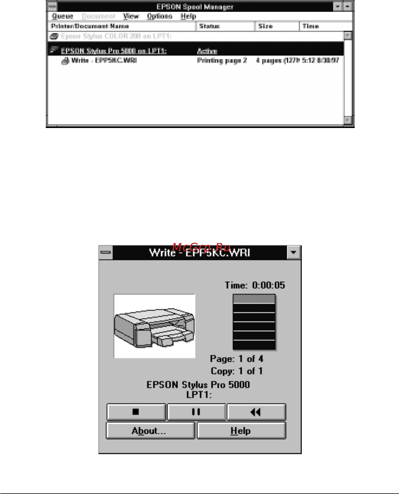 Epson Stylus Pro 5000 [77/213] Пользователям windows 3