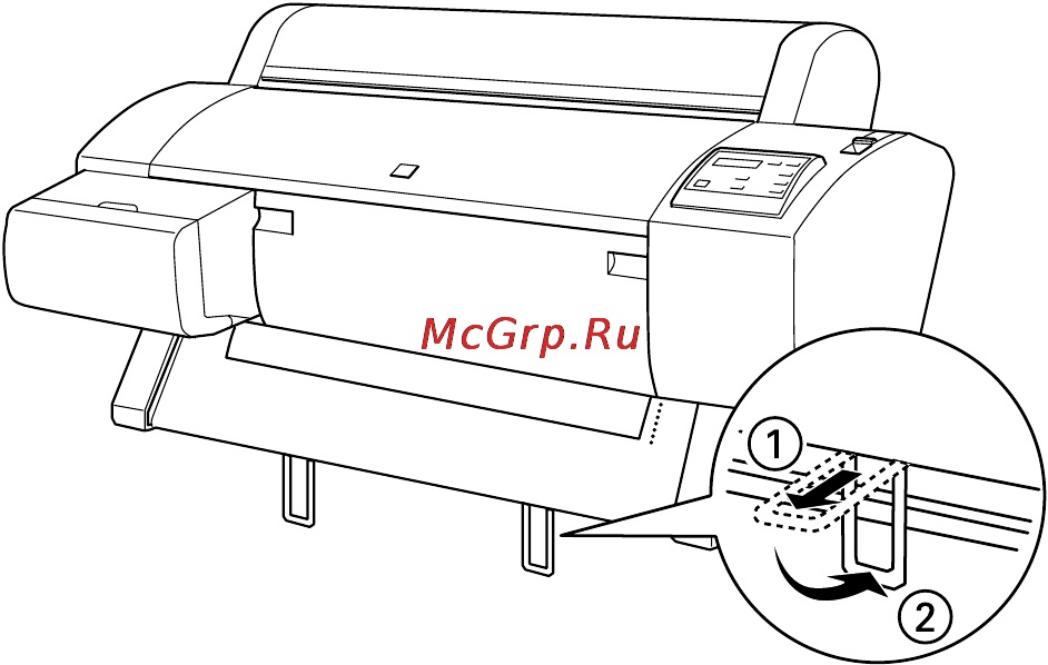 Epson Stylus Pro 7000 [45/147] Cutting roll paper manually