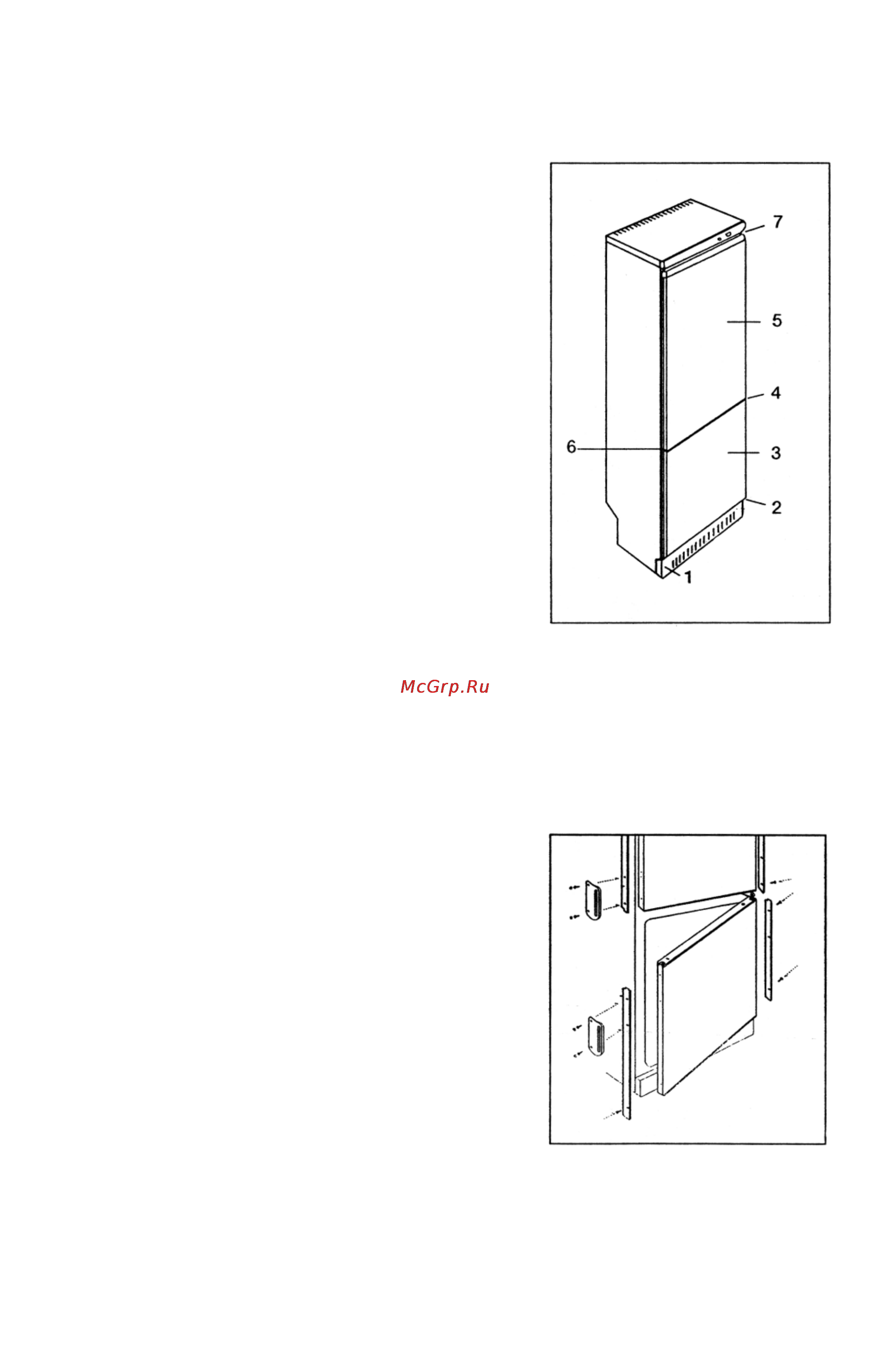 Electrolux ER 8369 B [5/15] Изменение направления открывания дверей и установка панелей