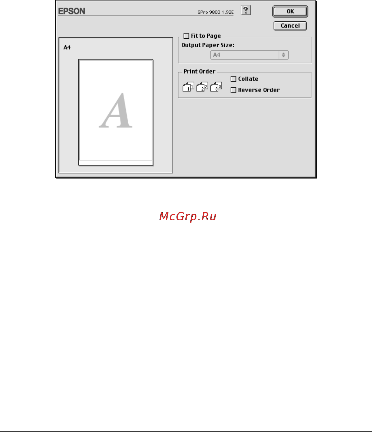 Epson Stylus Pro 7400 [154/418] Настройка параметра print order порядок печати