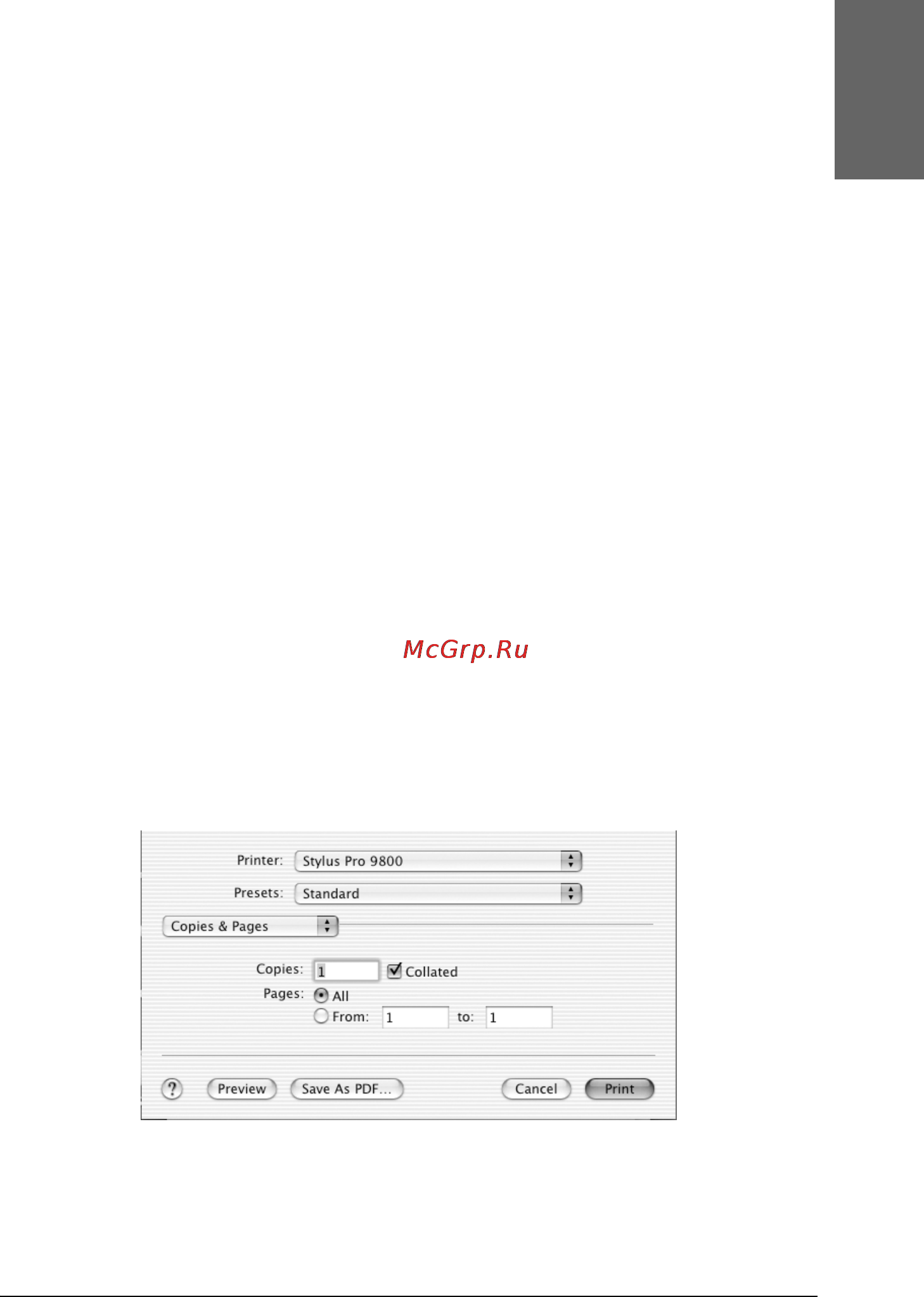 Epson Stylus Pro 7400 [179/418] Presets предустановленные параметры