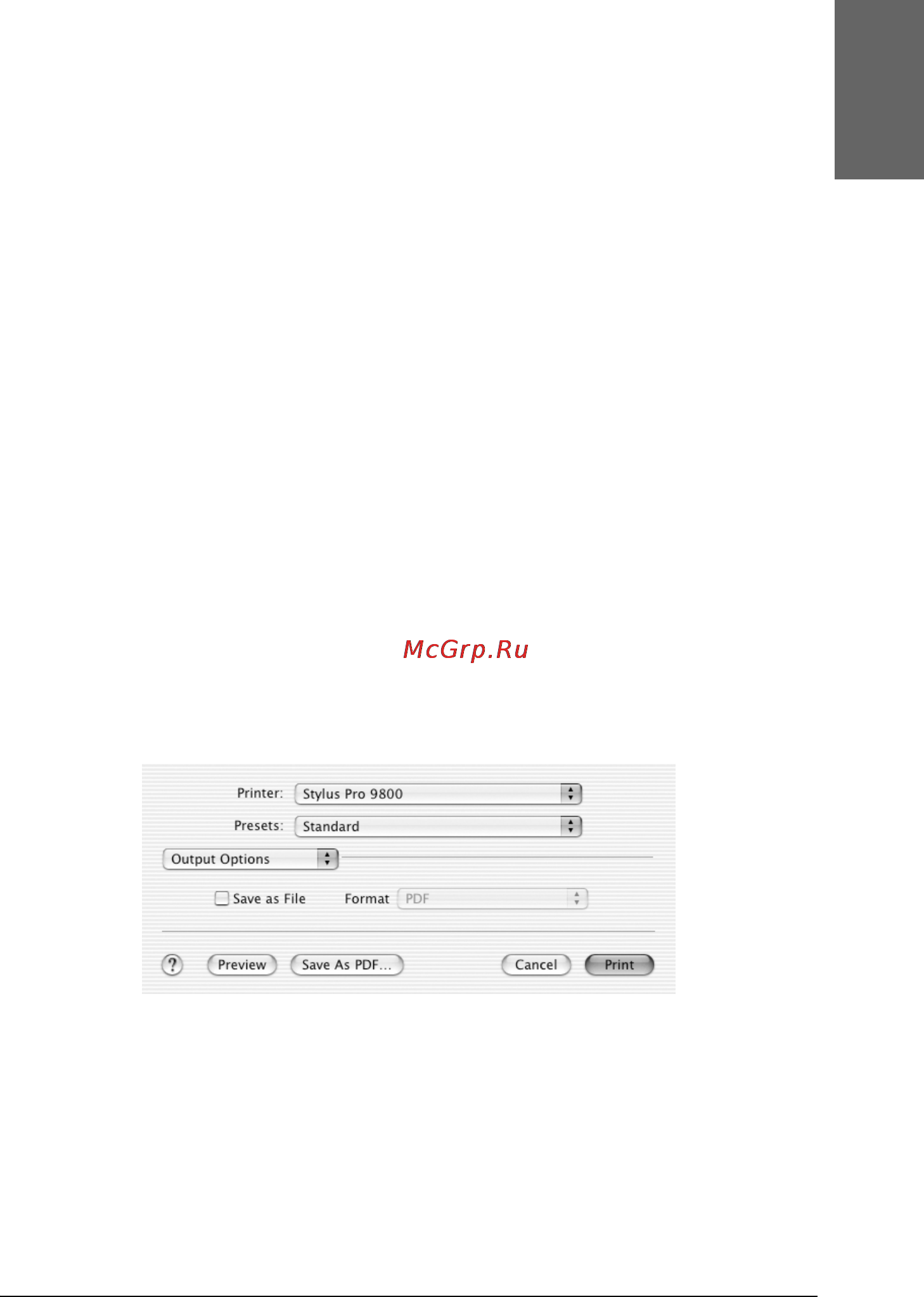 Epson Stylus Pro 7400 [181/418] Output options выходные параметры