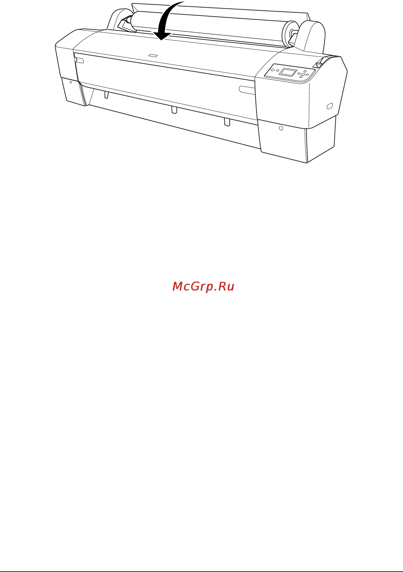 Epson Stylus Pro 9800 [270/418] Загрузка рулонной бумаги