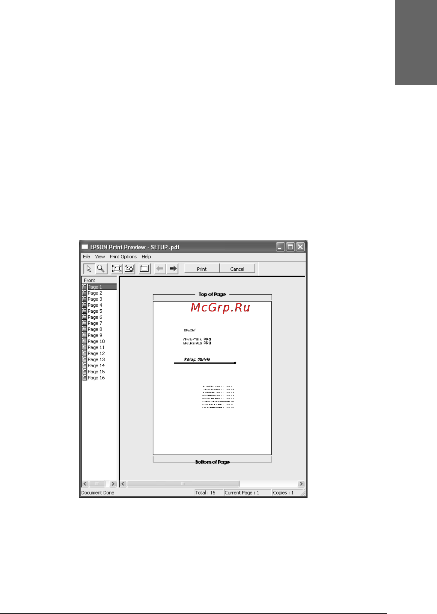Epson Stylus Pro 7400 [47/418] Предварительный просмотр отпечатка
