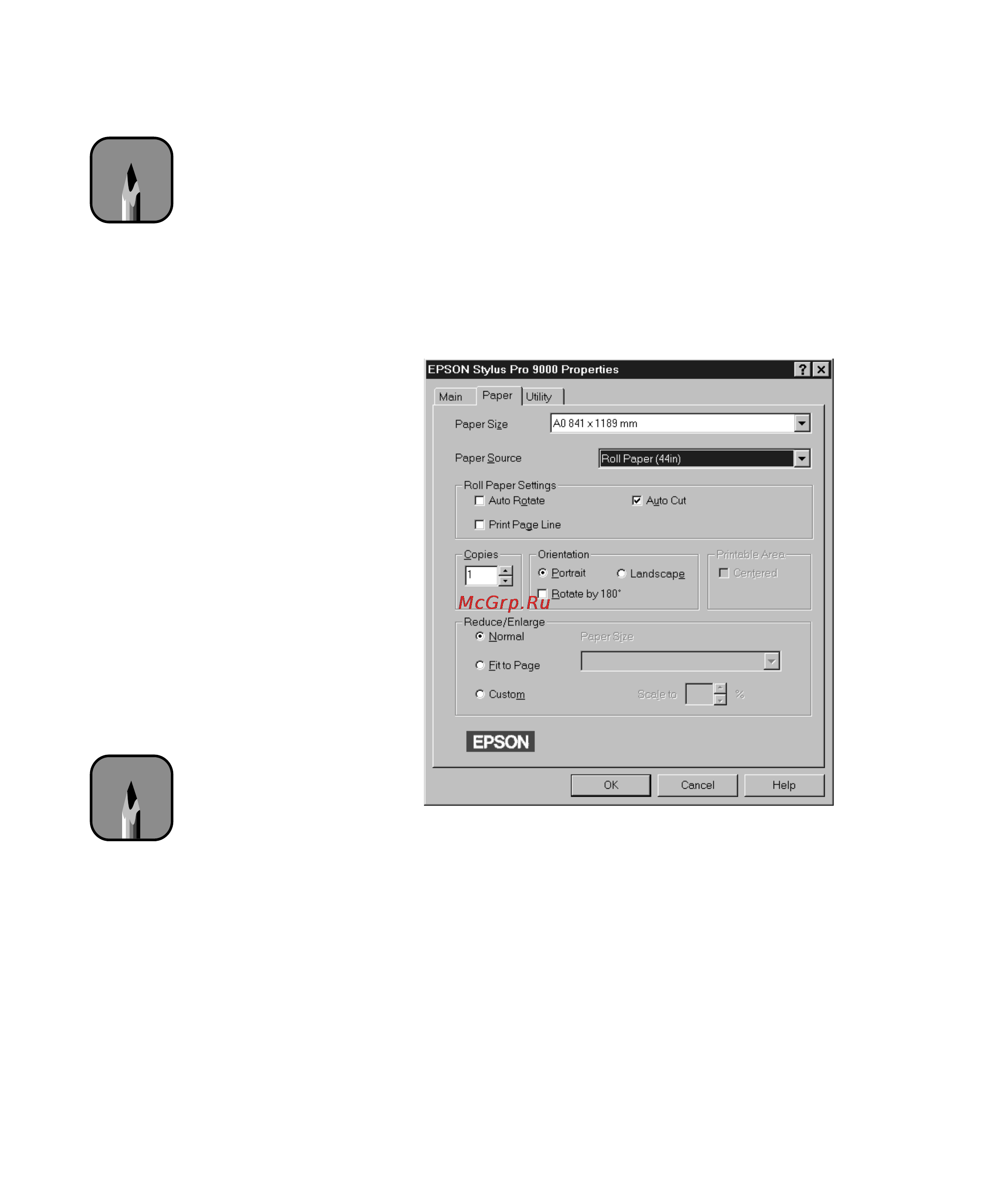 Epson Stylus Pro 9000 [120/143] Choosing paper options