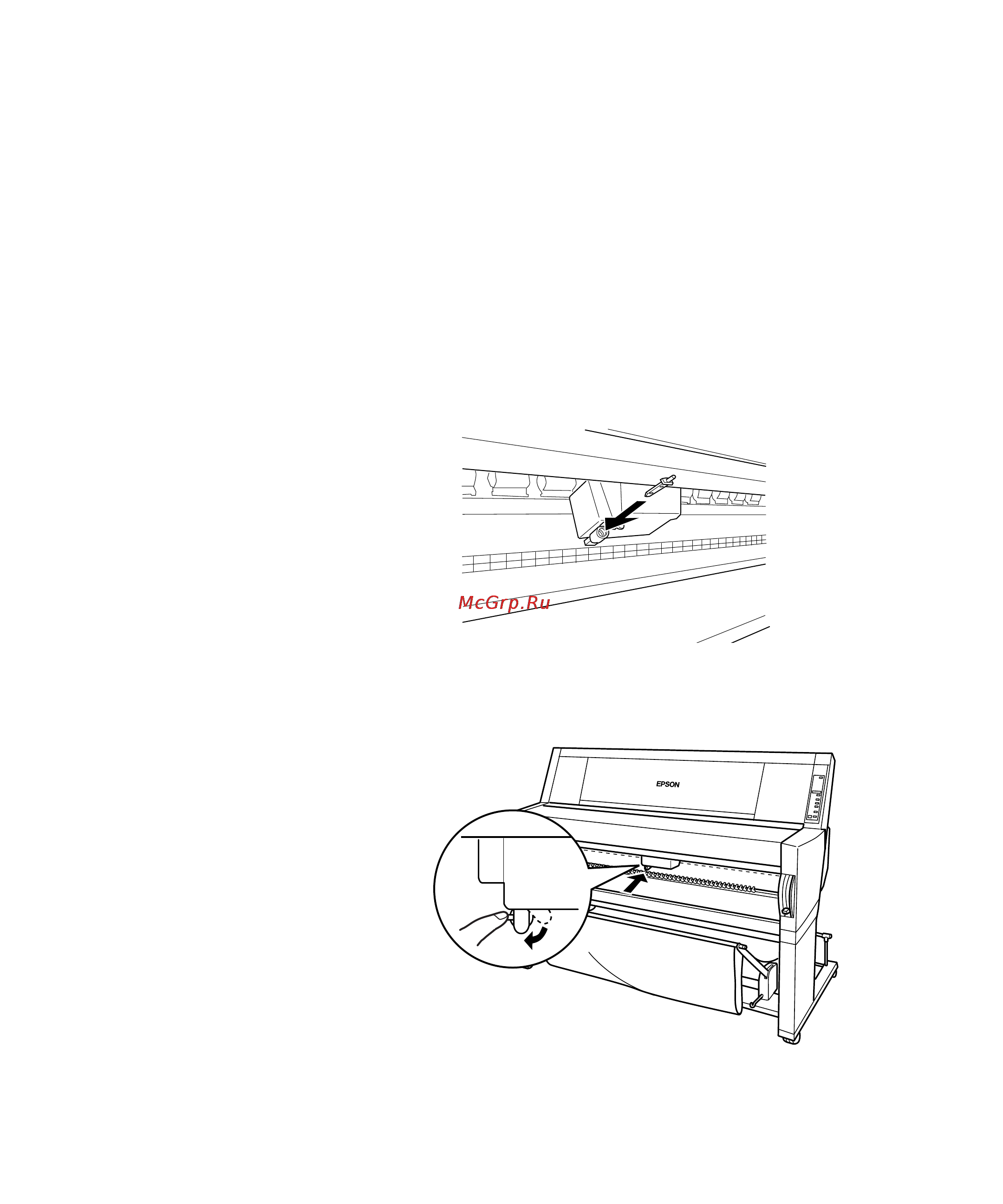 Epson Stylus Pro 9000 [64/143] Installing the new cutter blade