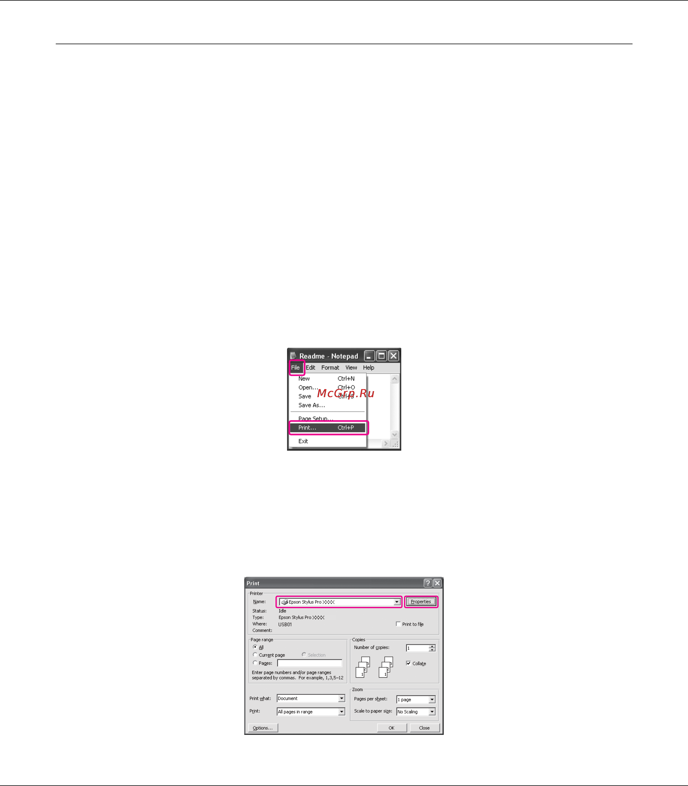 Epson Stylus Pro 3880 [11/227] Доступ к драйверу принтера