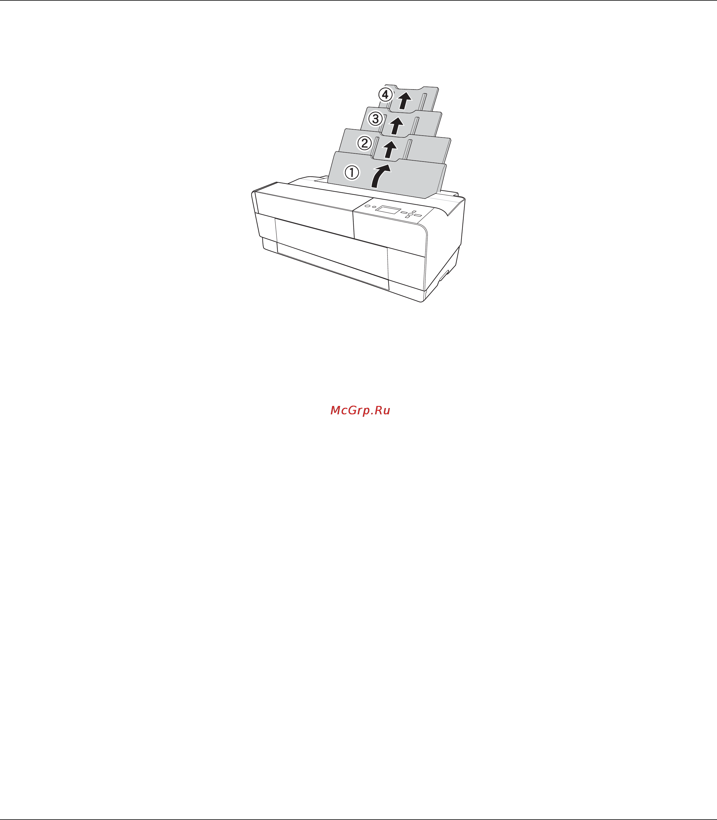 Epson Stylus Pro 3880 [155/227] Сдвиньте направляющую бумаги в соответствии с размером бумаги