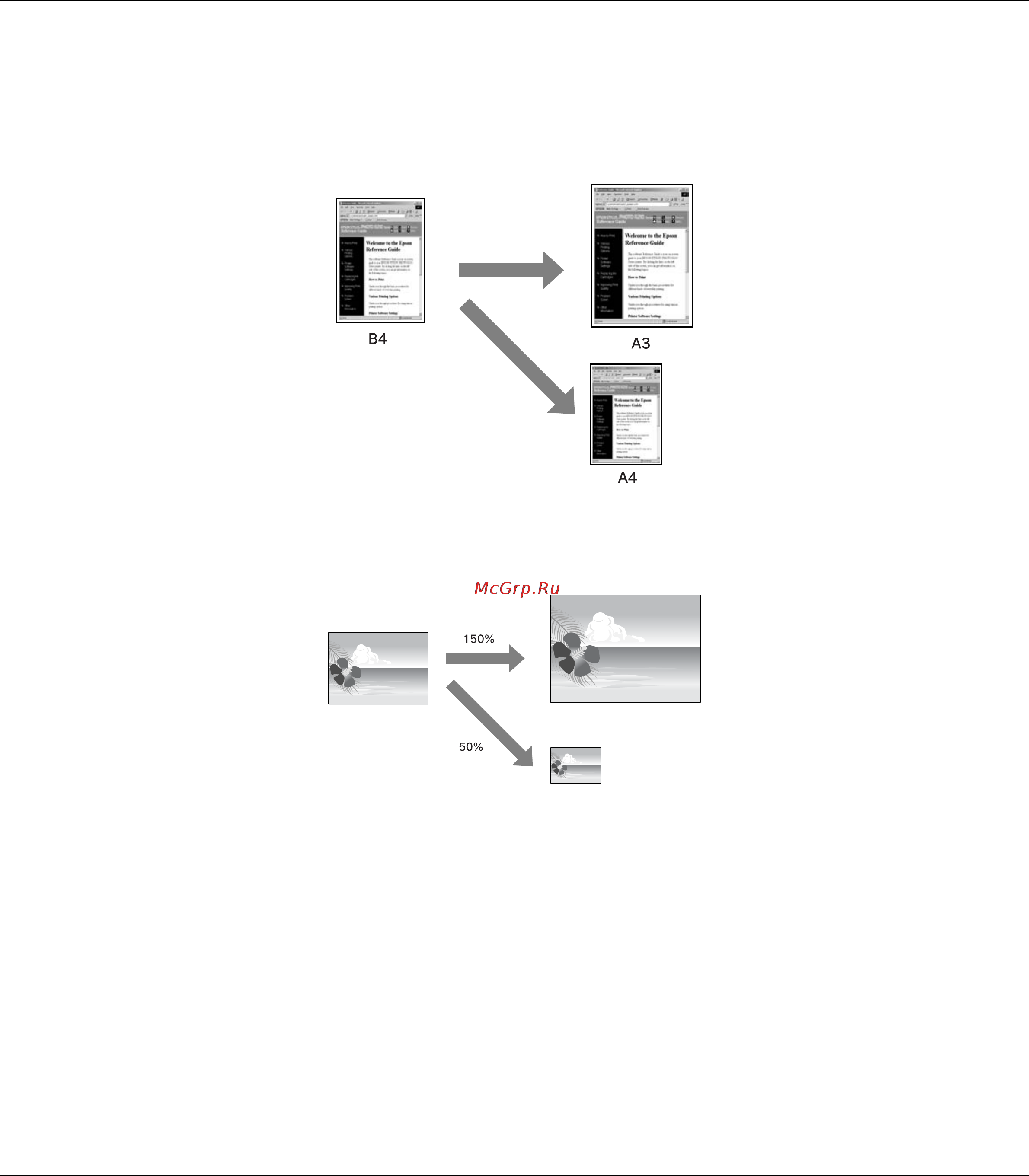 Epson Stylus Pro 3880 [75/227] Печать по размеру страницы только в windows
