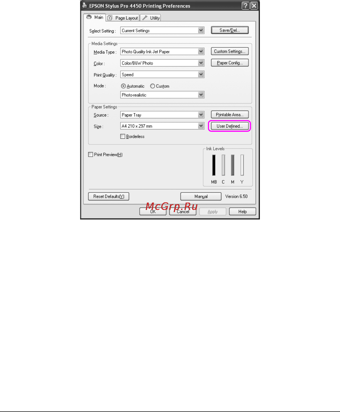 Epson Stylus Pro 4880 [129/358] В windows