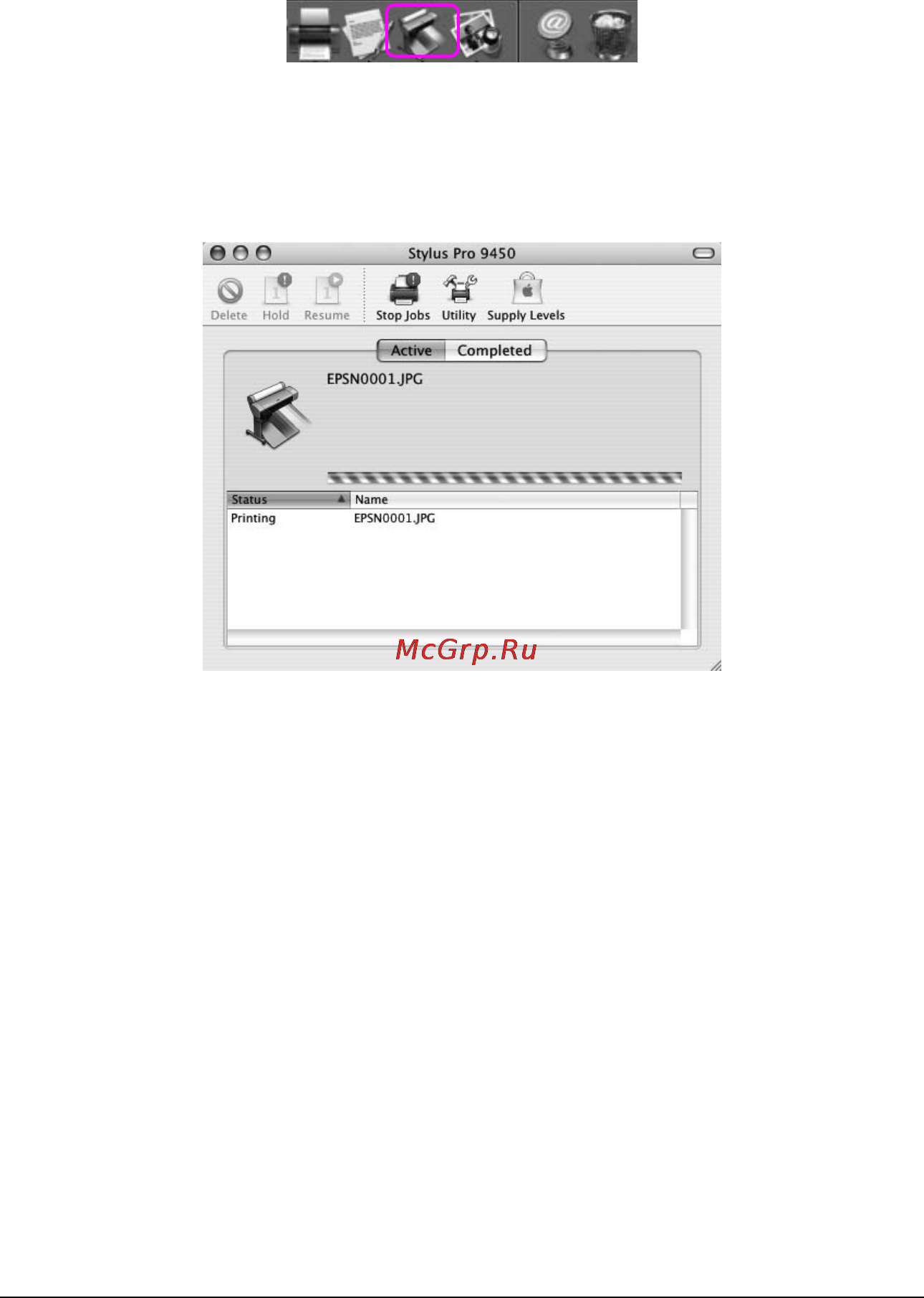 Epson Stylus Pro 7880 [52/406] Проверка состояния принтера