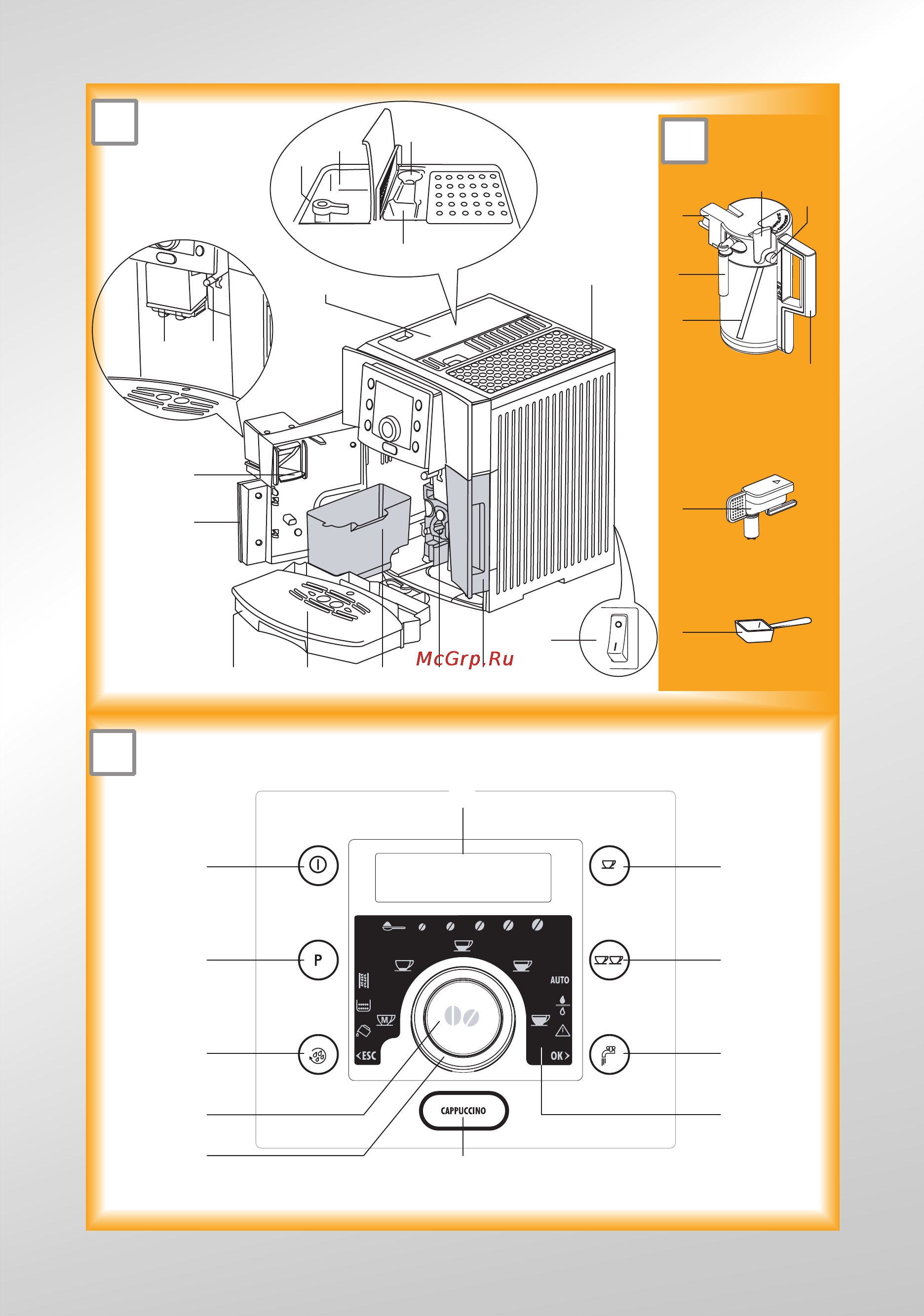 Delonghi PERFECTA ESAM 5500.B [2/24] Ready espresso