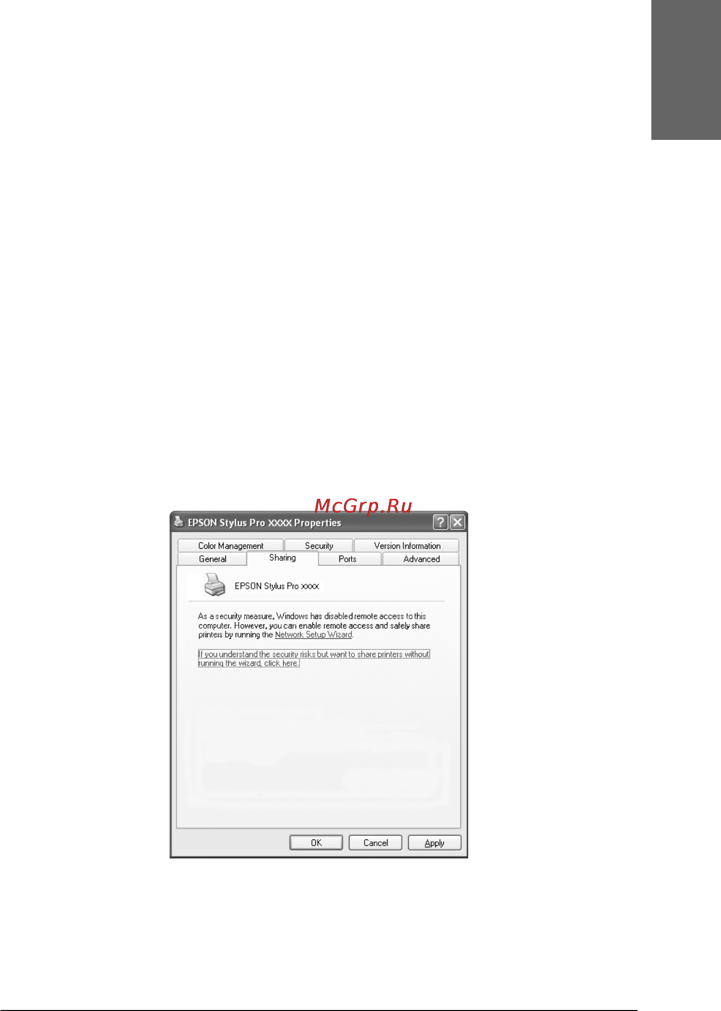Epson Stylus Pro 7800 [85/393] For windows xp