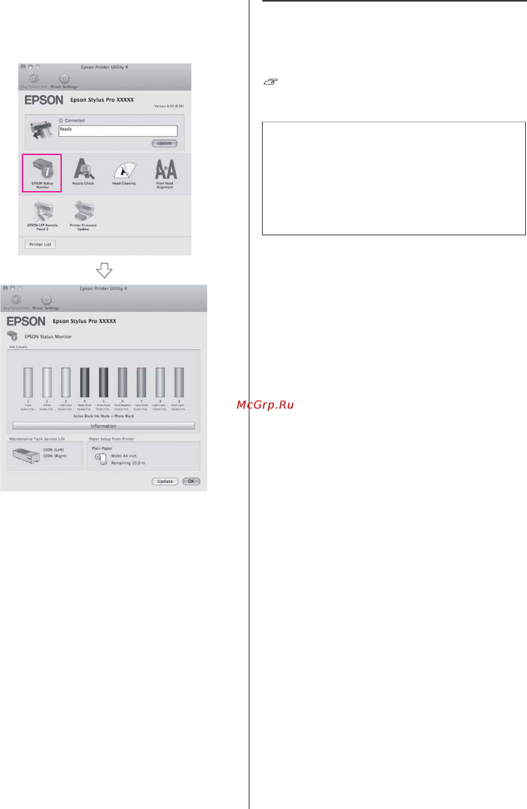 Epson Stylus Pro 9890 [77/210] Чернильные картриджи