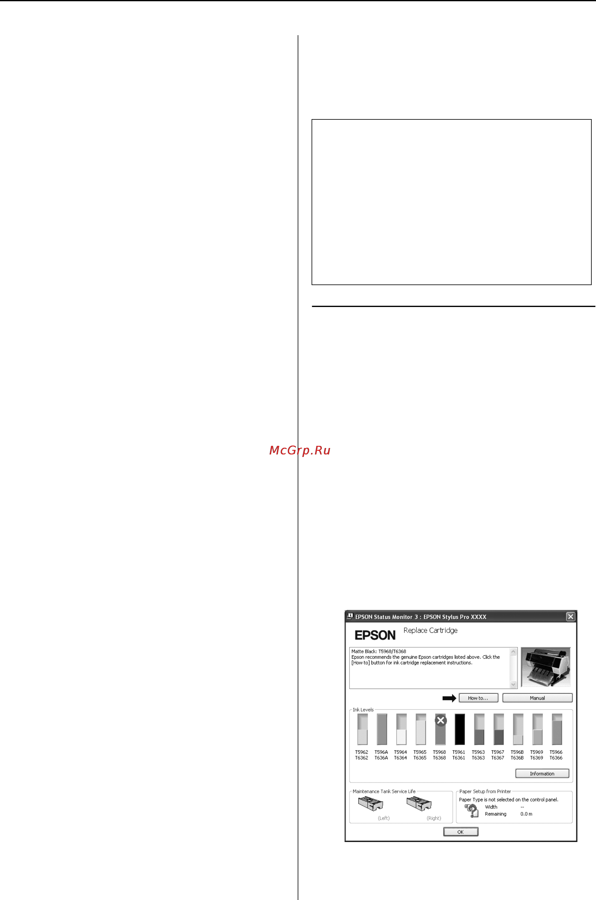 Epson Stylus Pro 9900 [71/205] Замена чернильных картриджей