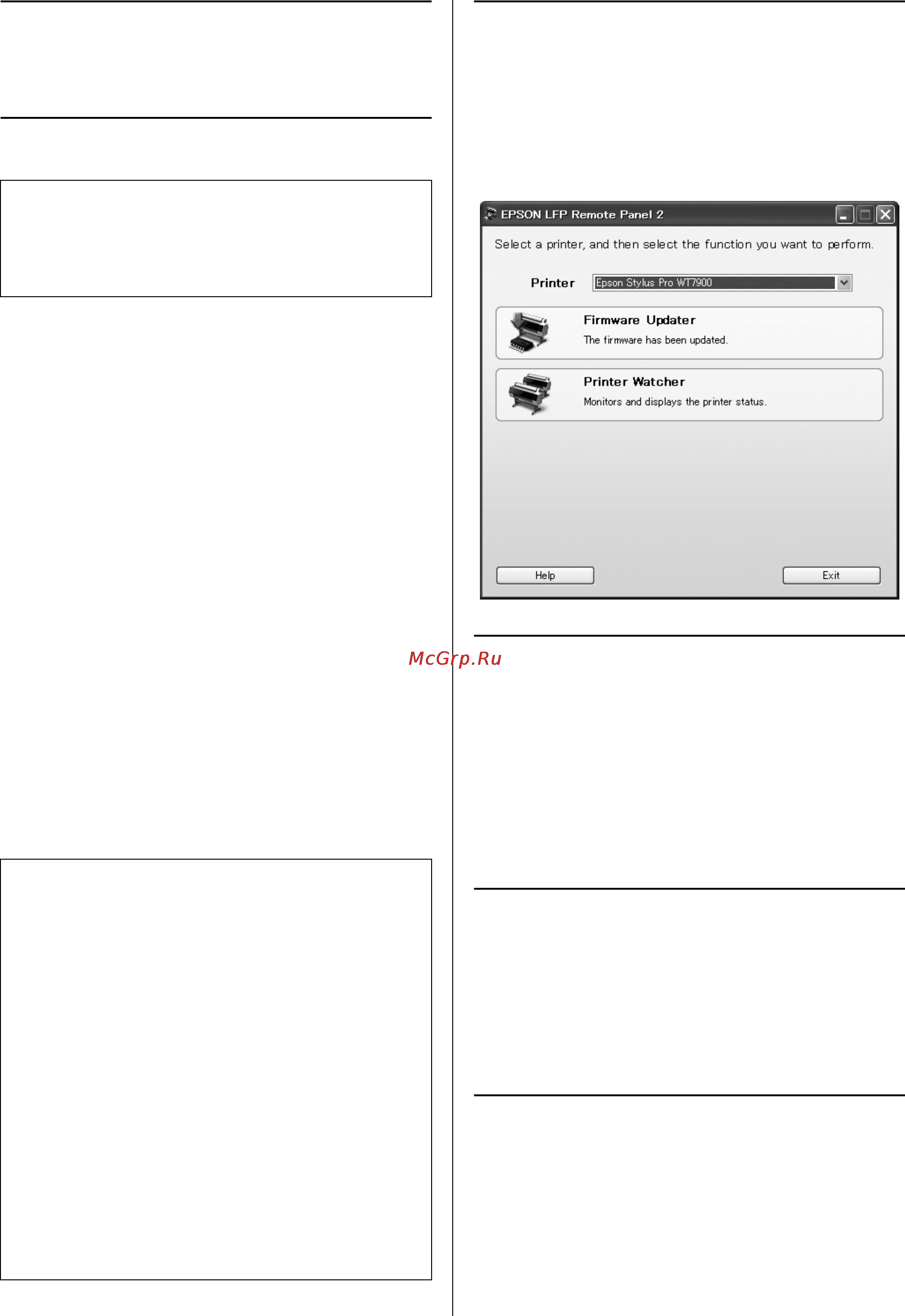 Epson Stylus Pro WT7900 [57/124] Epson lfp remote panel 2