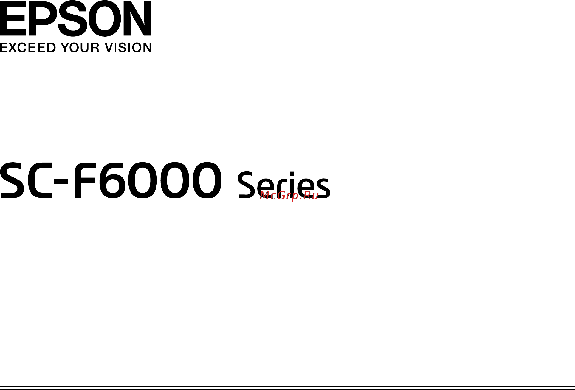 Epson SureColor SC-F6000 Инструкция по эксплуатации онлайн