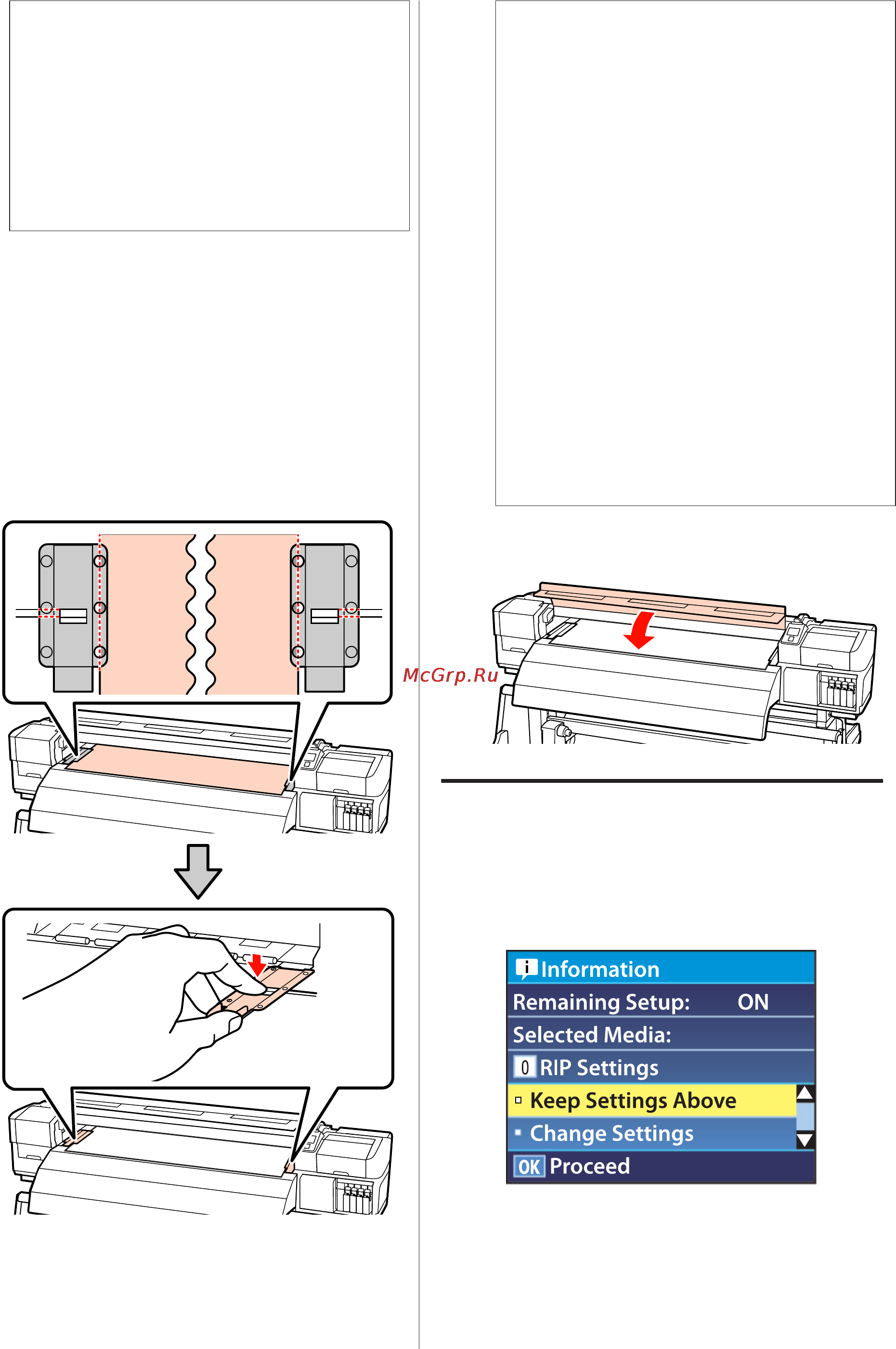 Epson SureColor SC-S70610 [57/159] Просмотр и изменение настроек носителей