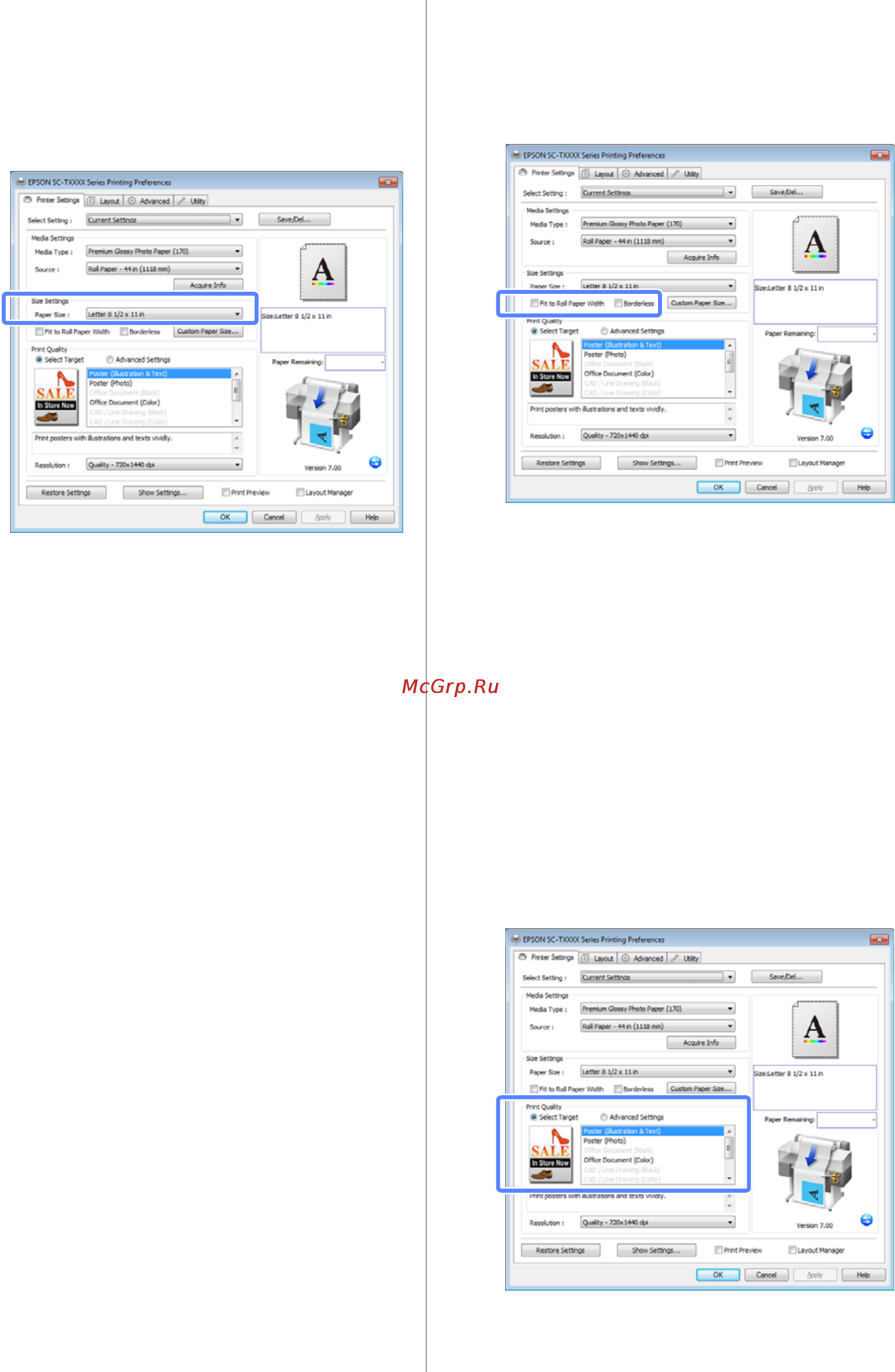 Epson SureColor SC-T5000 Инструкция по эксплуатации онлайн [52/190] 49548