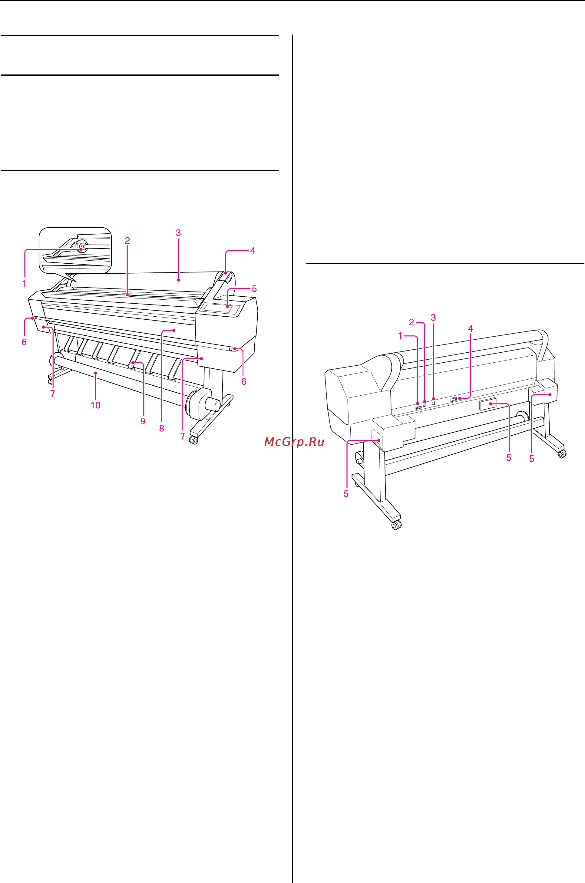 Epson Stylus Pro 11880 [9/195] Элементы устройства