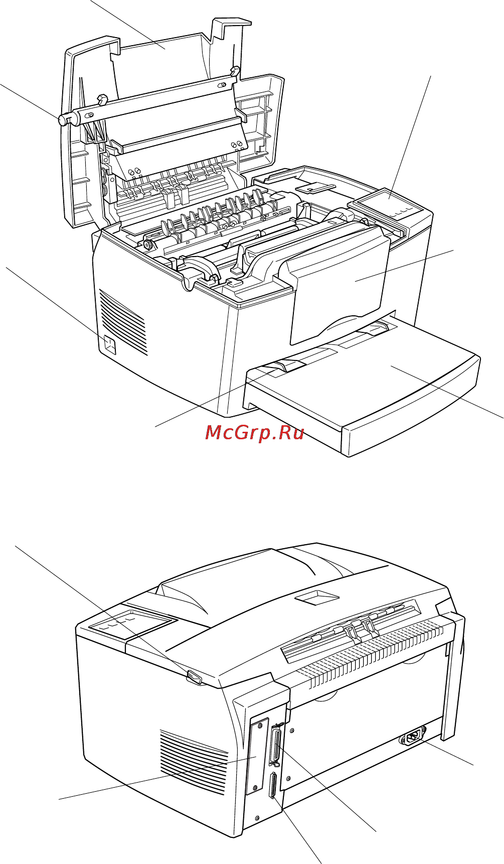 Epson EPL-5700 [2/206] Части принтера