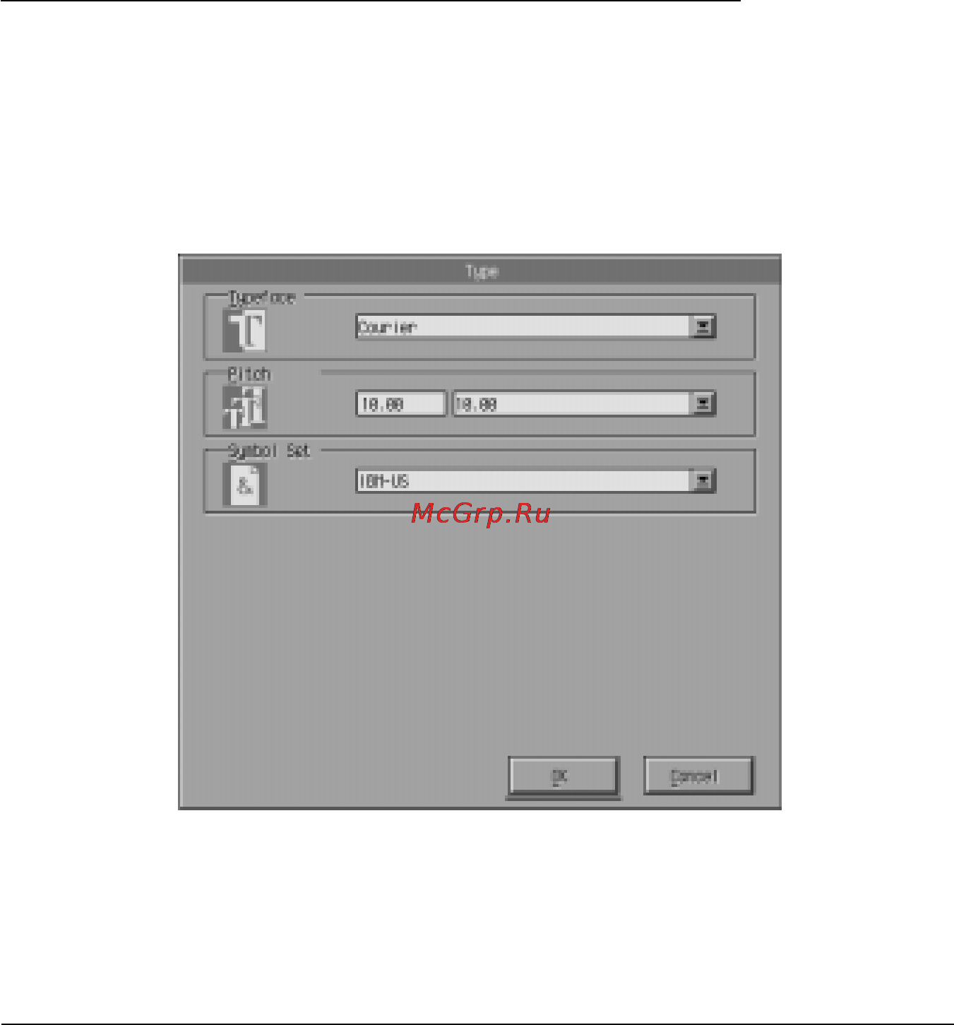 Epson EPL-5700 [74/206] Опции категории параметры шрифта