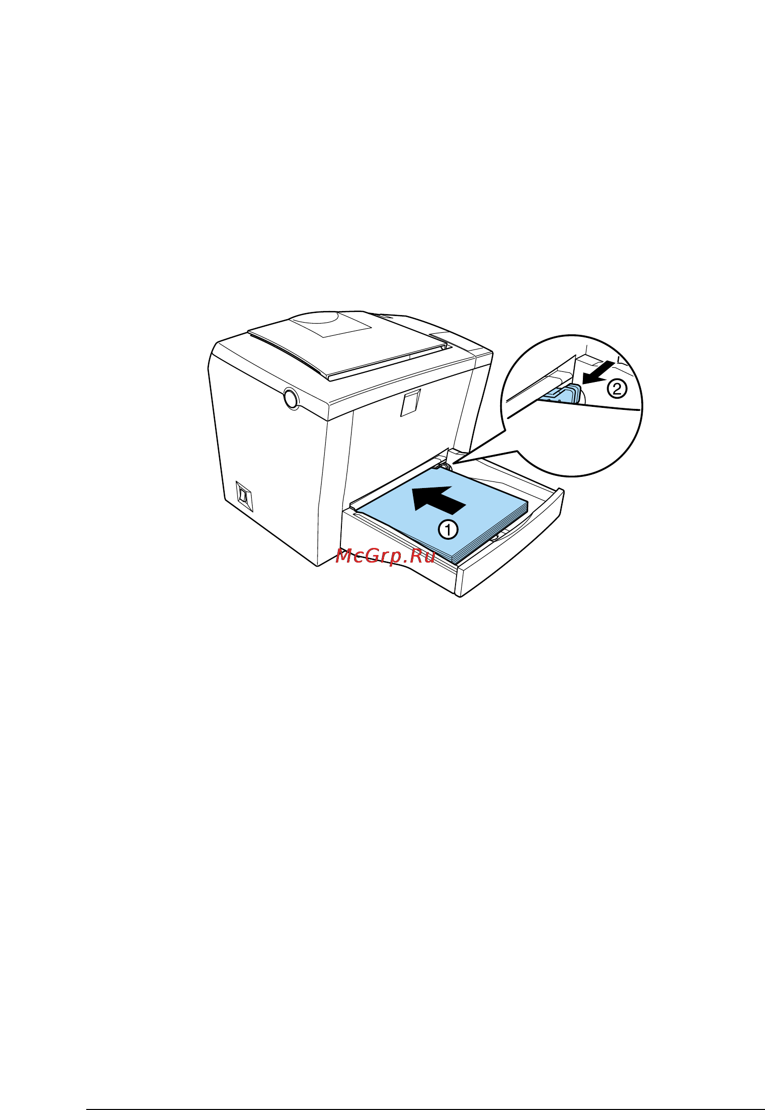 Epson EPL-5800L [30/60] Закладка бумаги