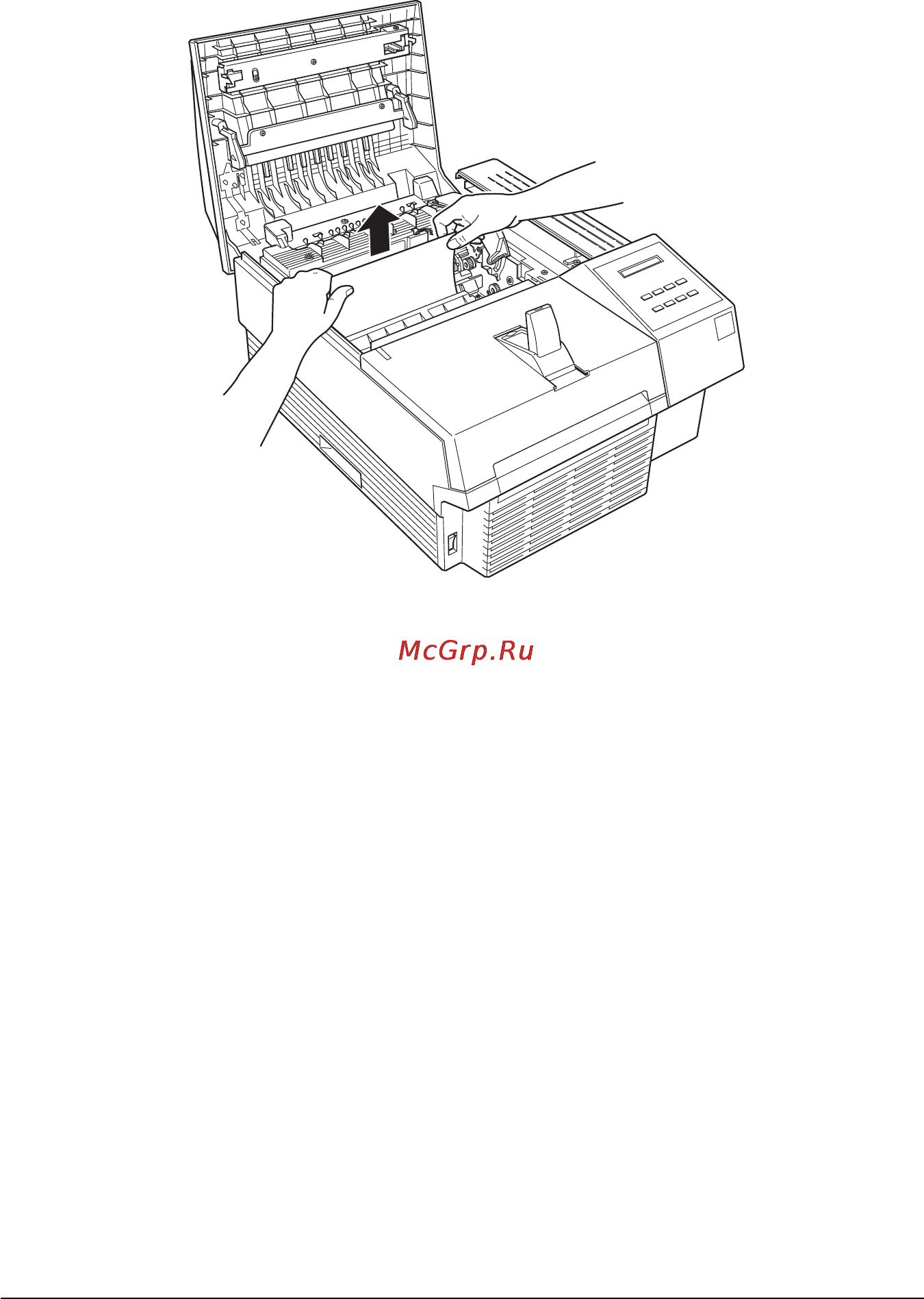 Epson EPL-N1200 [122/221] Аккуратно вытяните бумагу если она обрывается удалите все