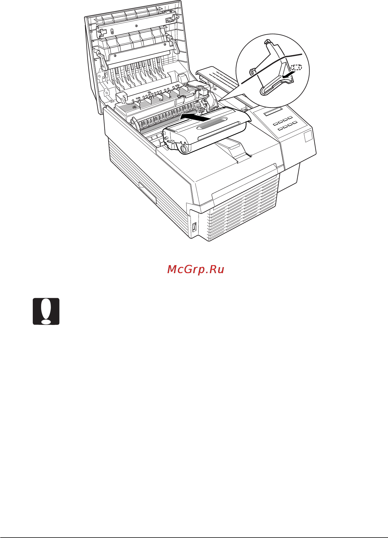 Epson EPL-N1200 [144/221] Вставьте формирующий картридж в принтер заводя боковые